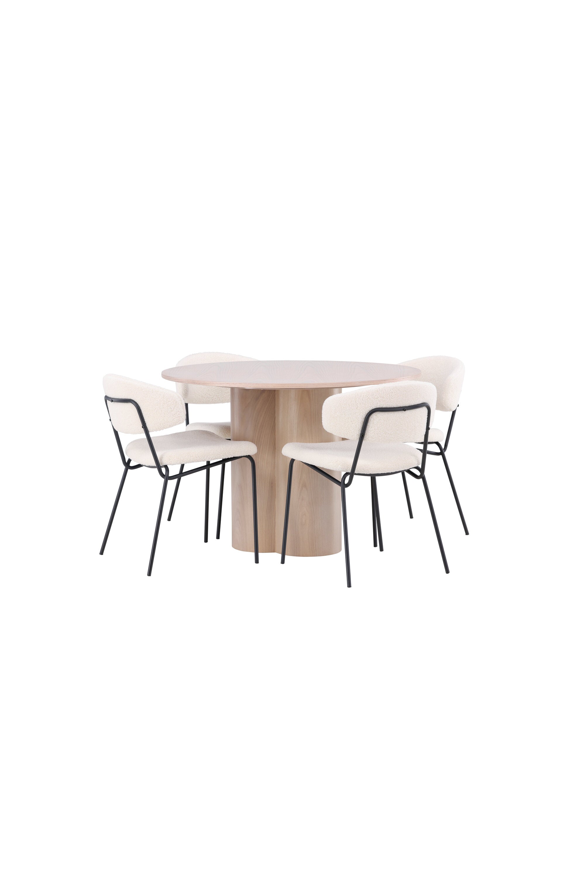 Matgrupp Olivia med 4st matstolar Chico-GR Dining Set-Venture Home-peaceofhome.se