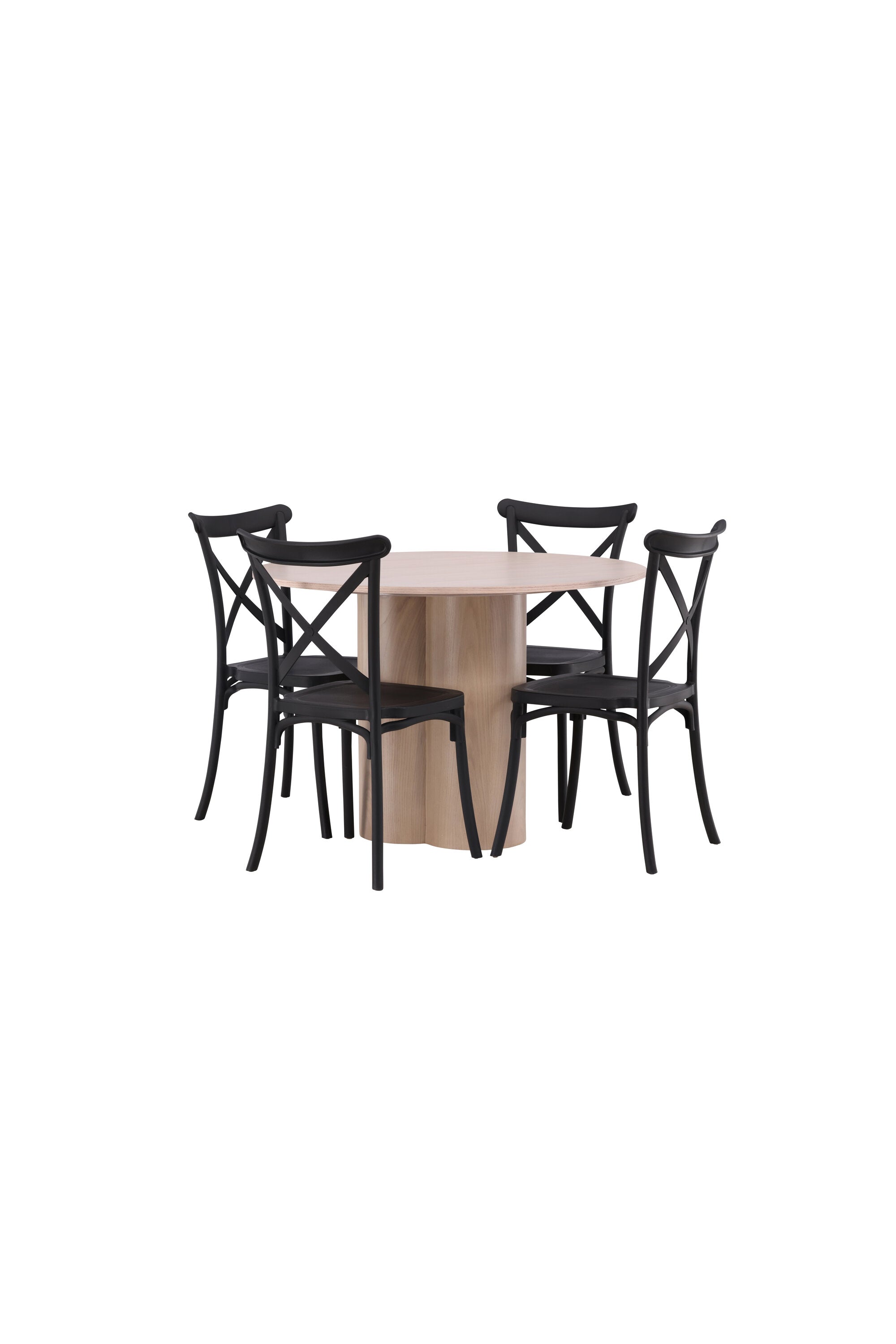 Matgrupp Olivia med 4st matstolar Crosett-GR Dining Set-Venture Home-peaceofhome.se