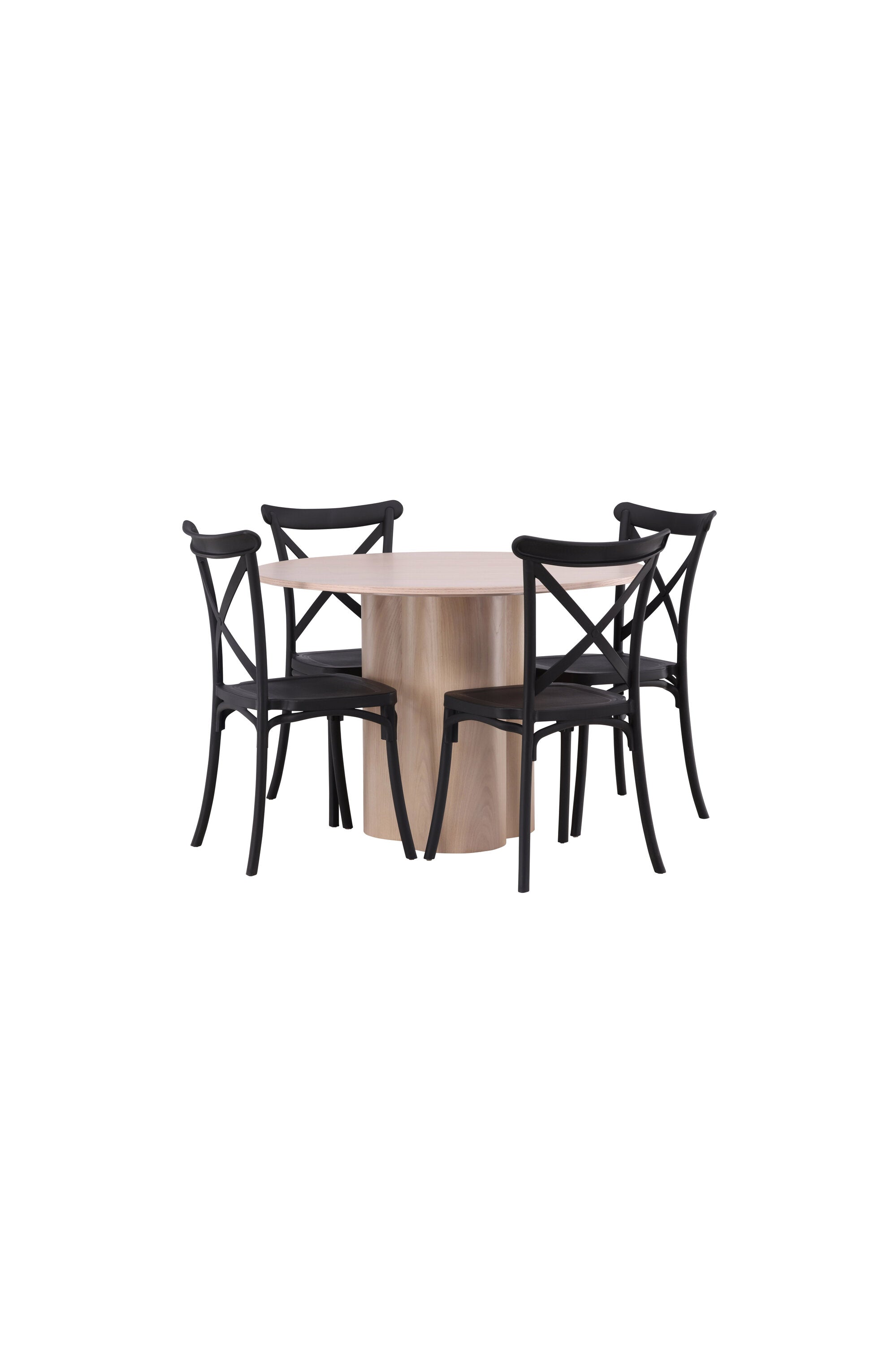 Matgrupp Olivia med 4st matstolar Crosett-GR Dining Set-Venture Home-peaceofhome.se