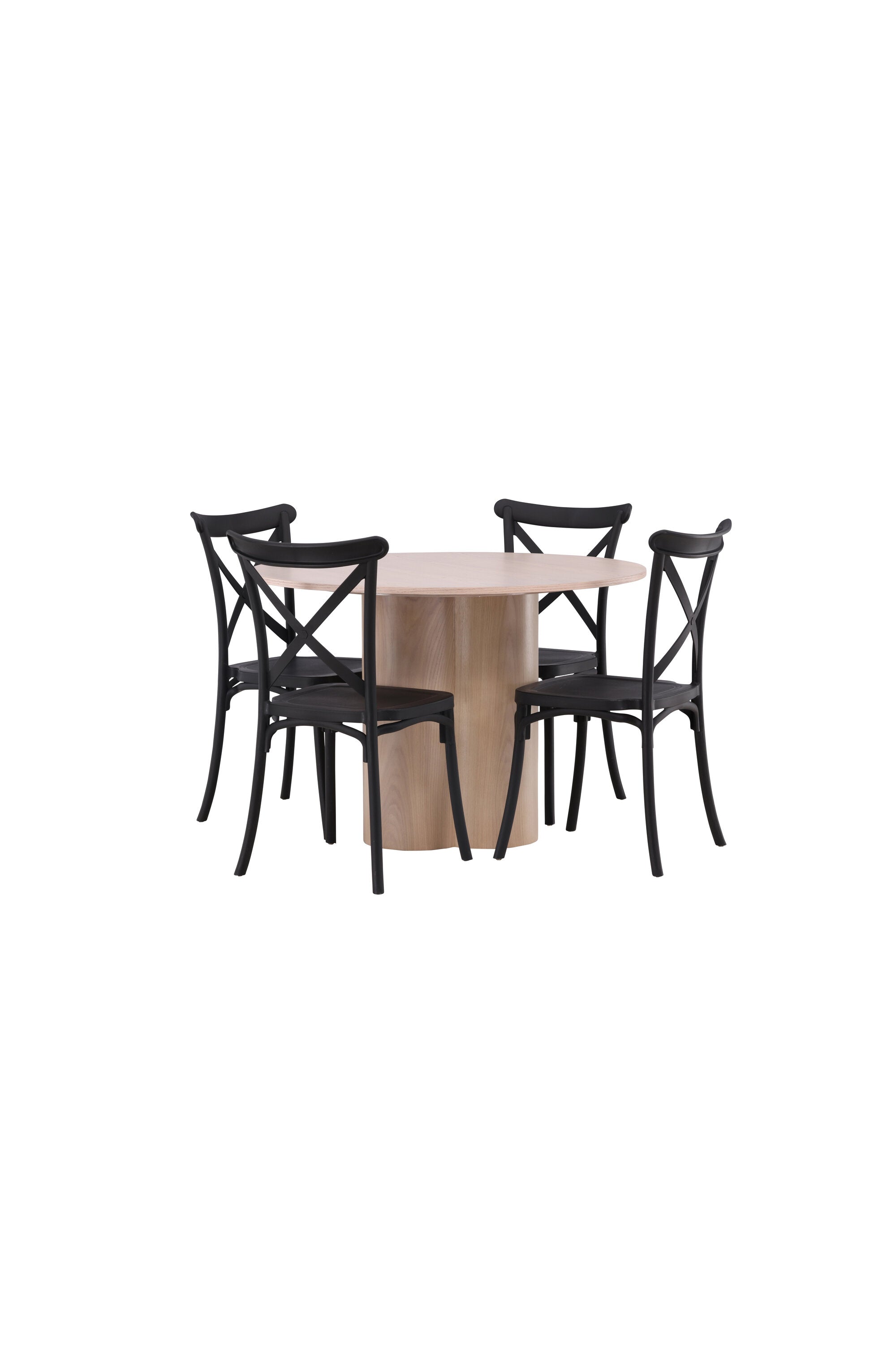 Matgrupp Olivia med 4st matstolar Crosett-GR Dining Set-Venture Home-peaceofhome.se