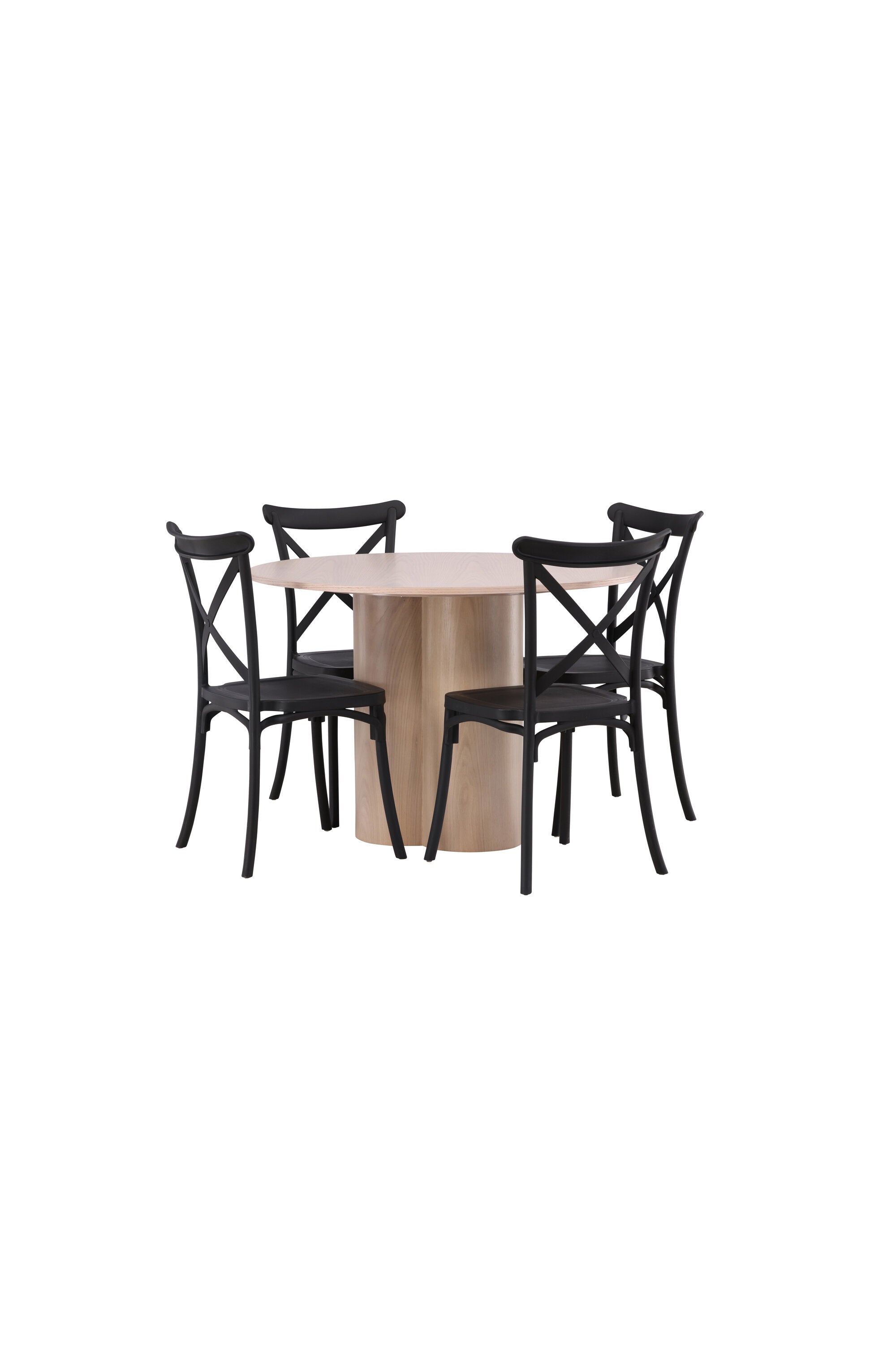 Matgrupp Olivia med 4st matstolar Crosett-GR Dining Set-Venture Home-peaceofhome.se