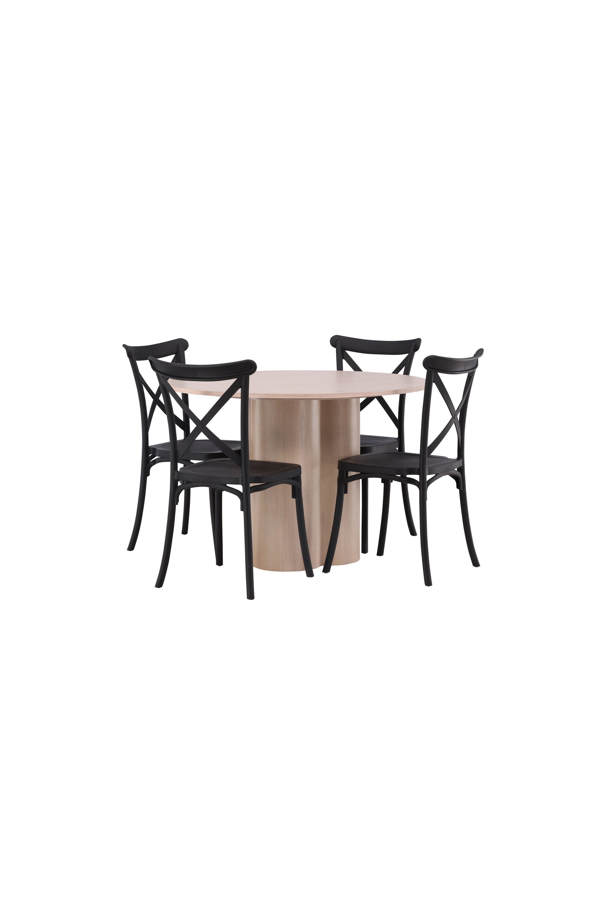 Matgrupp Olivia med 4st matstolar Crosett-GR Dining Set-Venture Home-peaceofhome.se