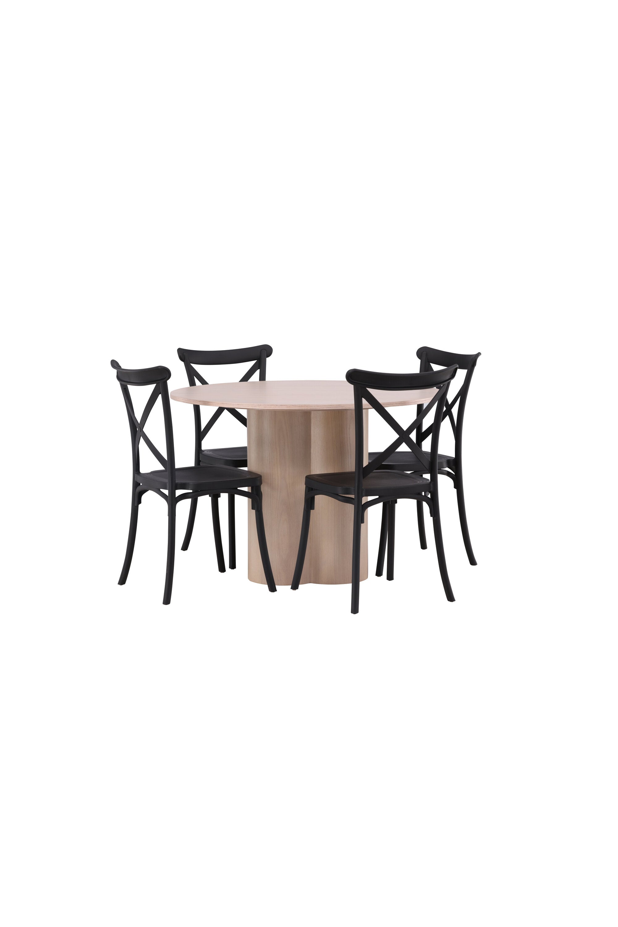 Matgrupp Olivia med 4st matstolar Crosett-GR Dining Set-Venture Home-peaceofhome.se