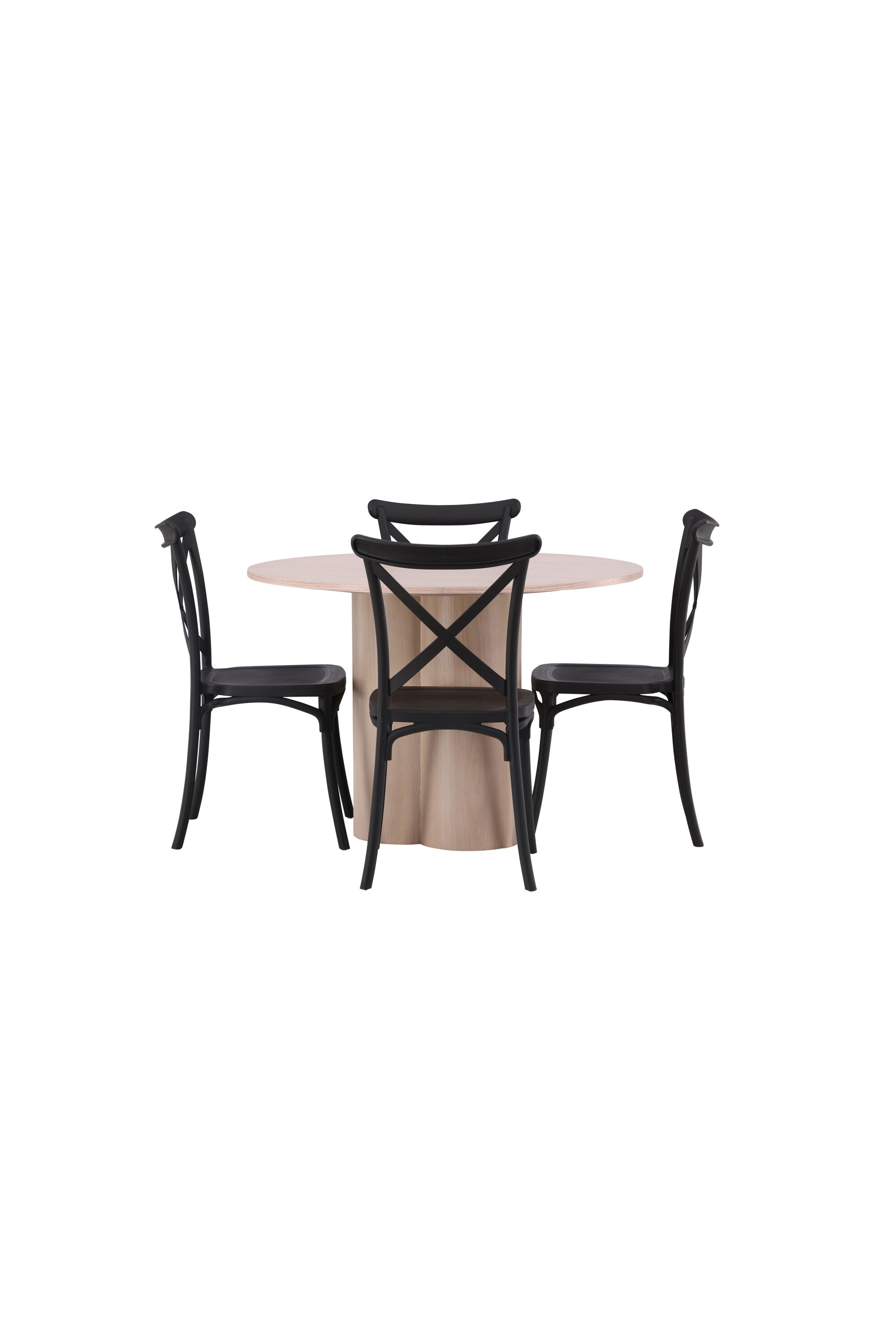 Matgrupp Olivia med 4st matstolar Crosett-GR Dining Set-Venture Home-peaceofhome.se