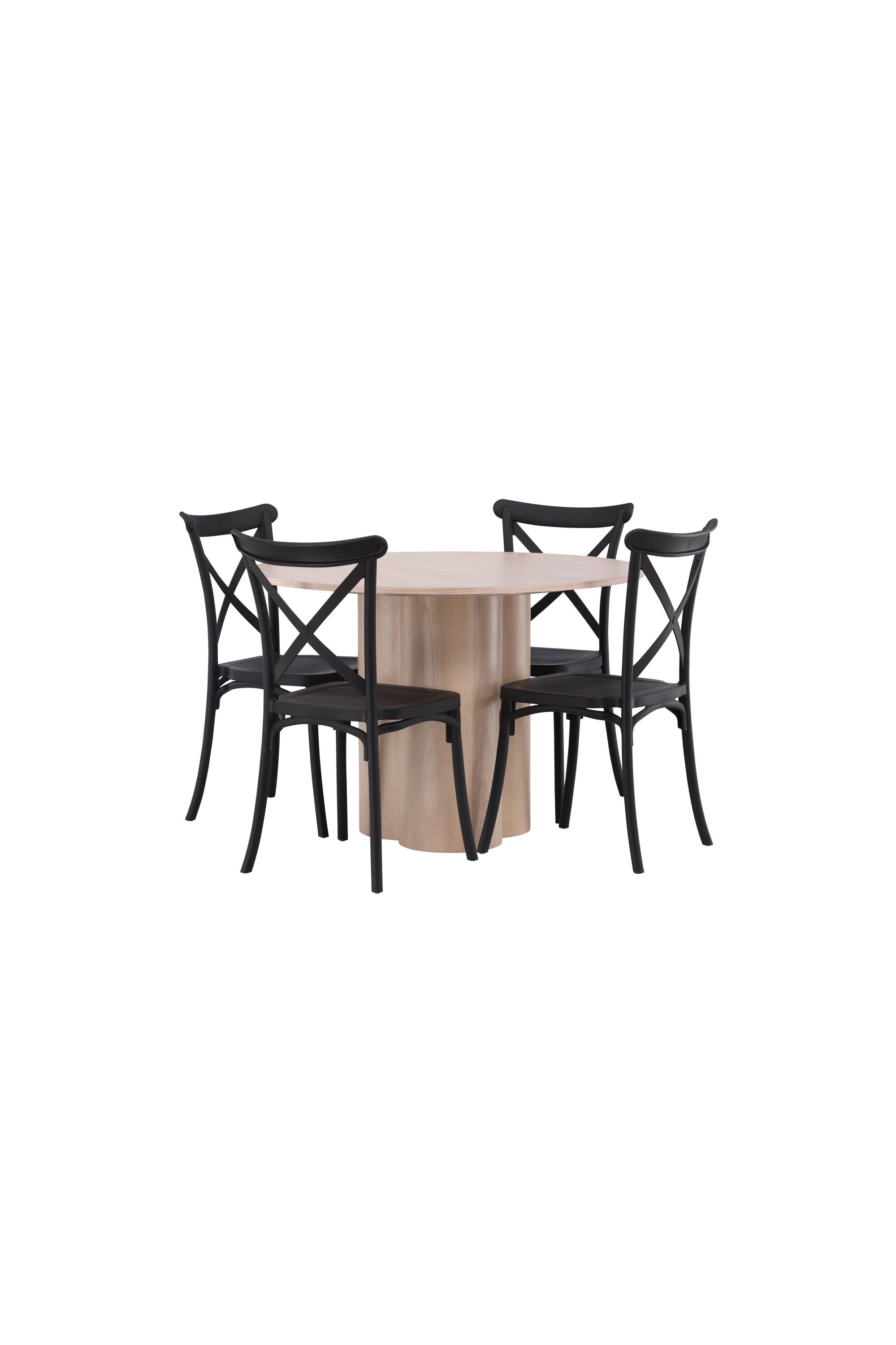 Matgrupp Olivia med 4st matstolar Crosett-GR Dining Set-Venture Home-peaceofhome.se