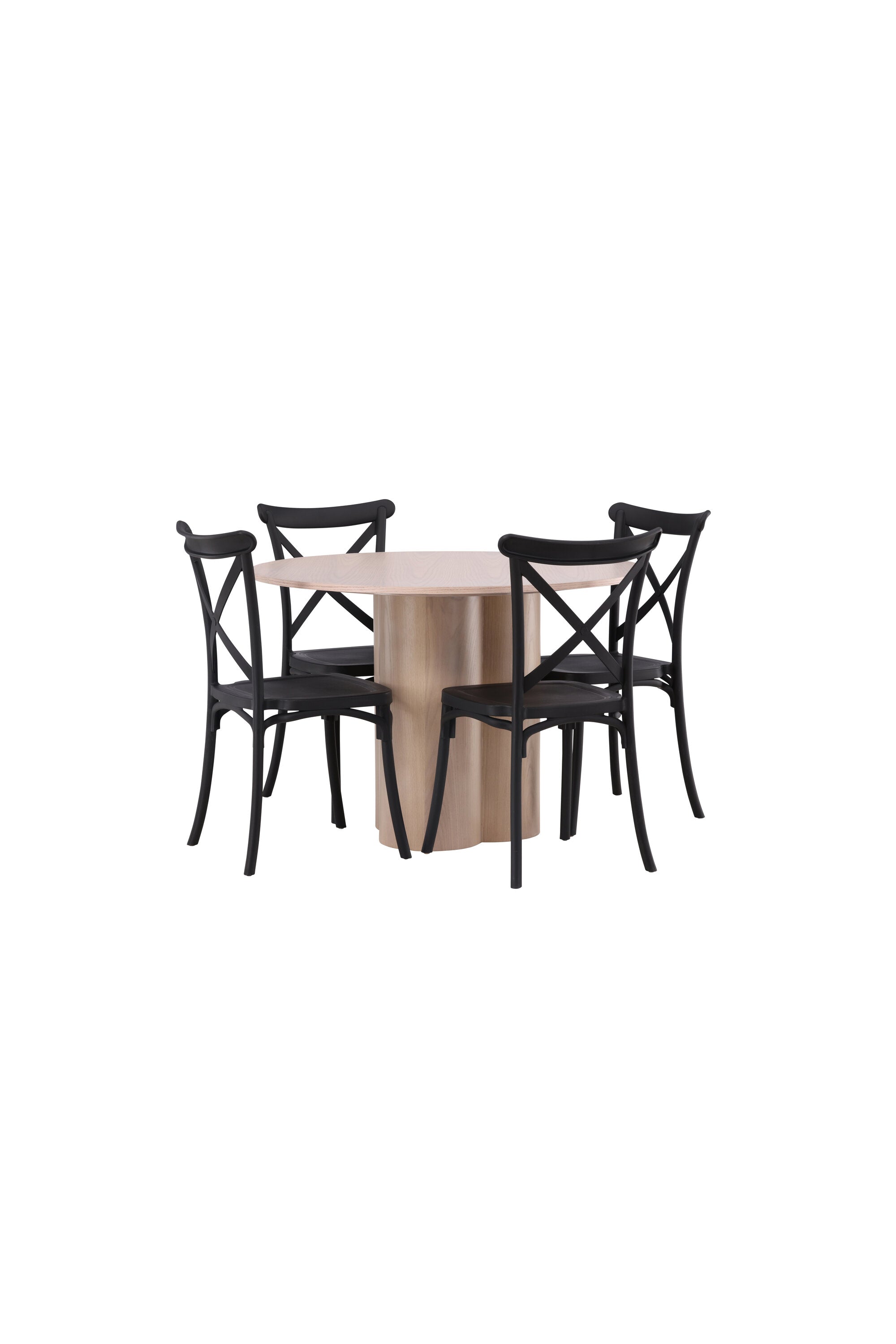 Matgrupp Olivia med 4st matstolar Crosett-GR Dining Set-Venture Home-peaceofhome.se