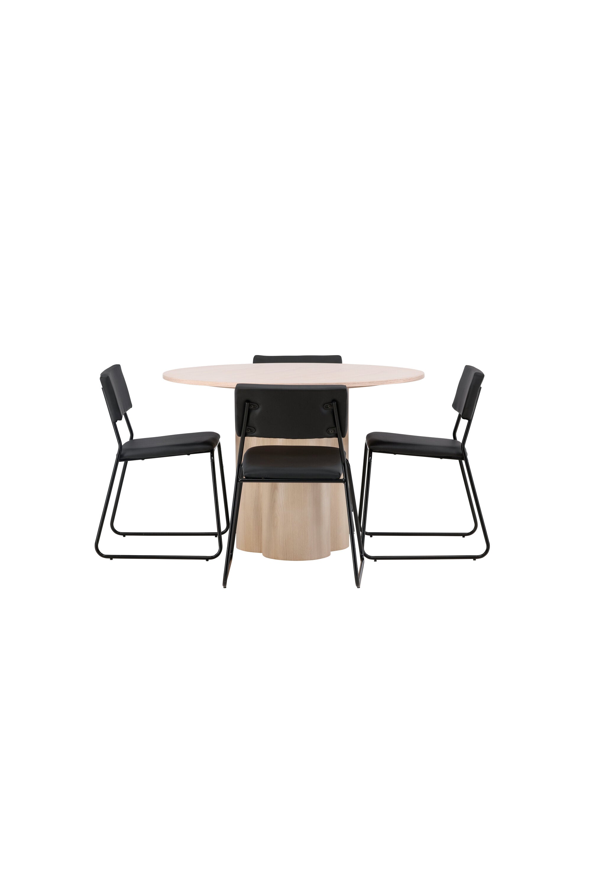 Matgrupp Olivia med 4st matstolar Kenth-GR Dining Set-Venture Home-peaceofhome.se