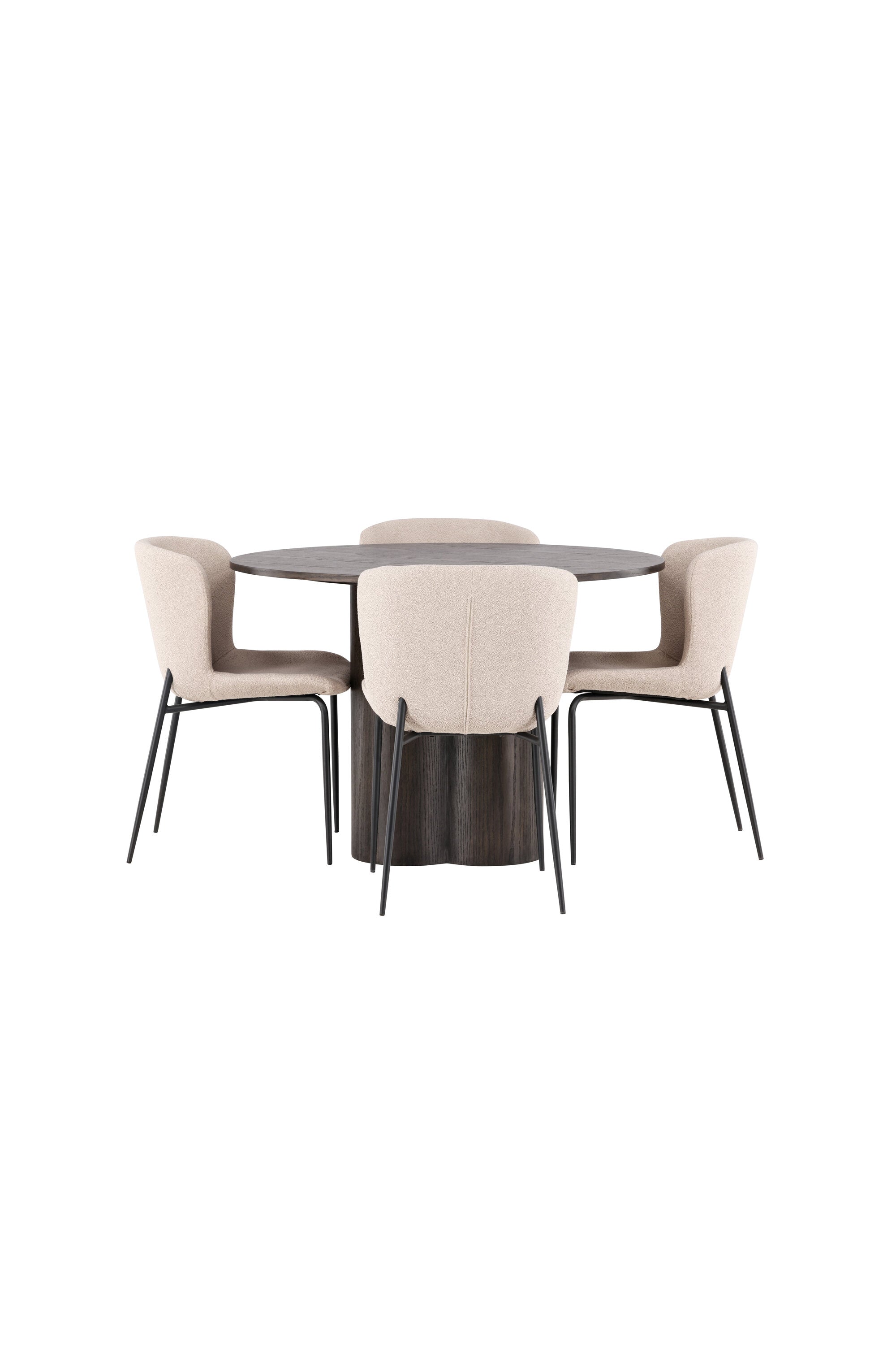 Matgrupp Olivia med 4st matstolar Modesto-GR Dining Set-Venture Home-peaceofhome.se