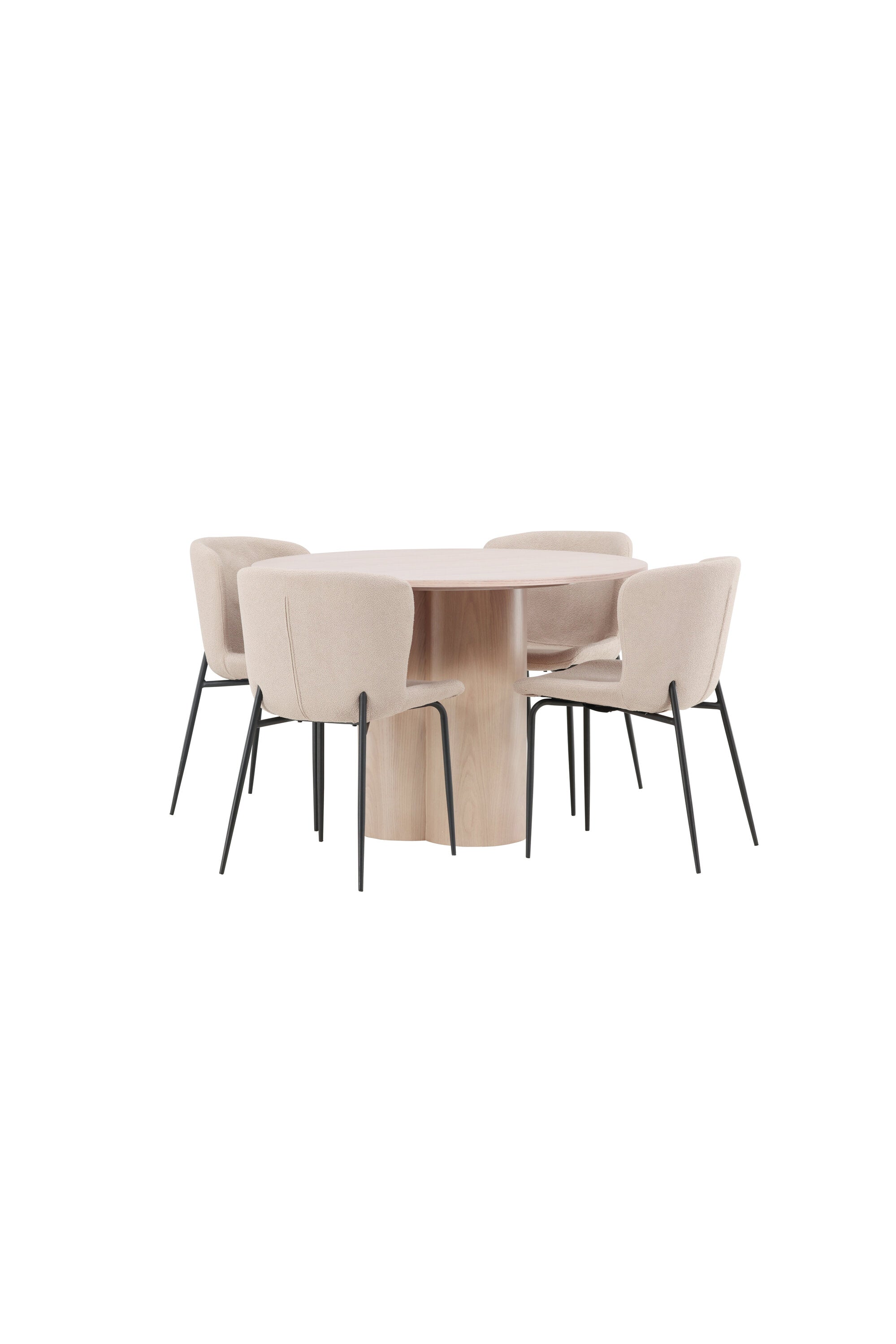 Matgrupp Olivia med 4st matstolar Modesto-GR Dining Set-Venture Home-peaceofhome.se