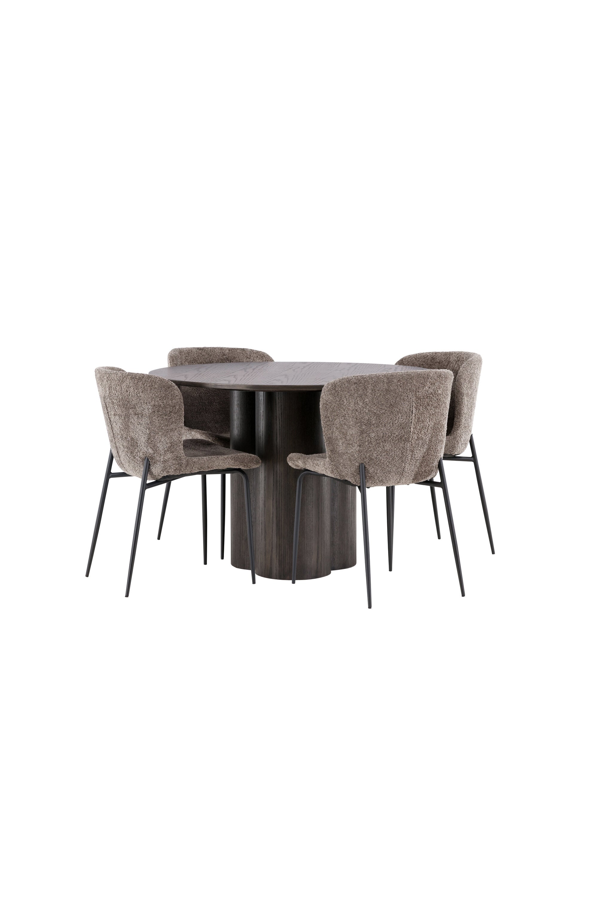 Matgrupp Olivia med 4st matstolar Modesto-GR Dining Set-Venture Home-peaceofhome.se