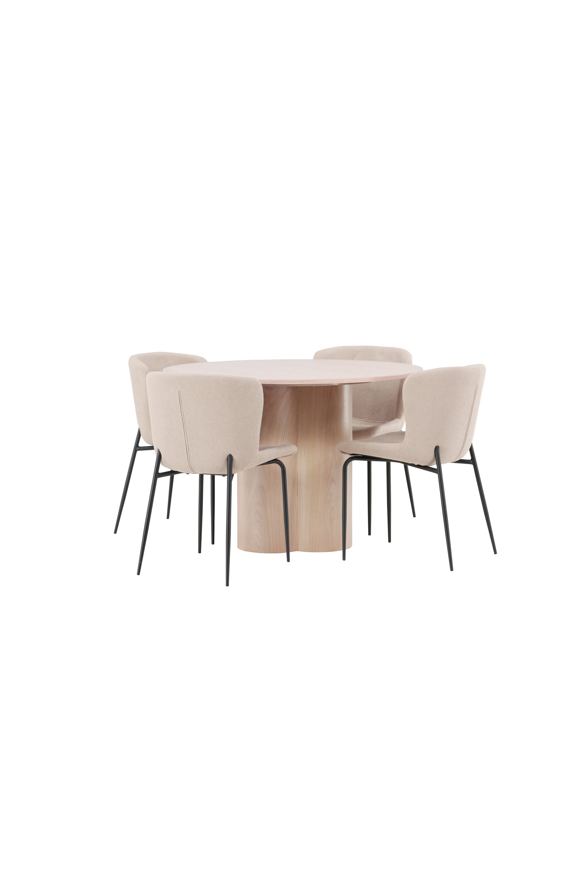 Matgrupp Olivia med 4st matstolar Modesto-GR Dining Set-Venture Home-peaceofhome.se