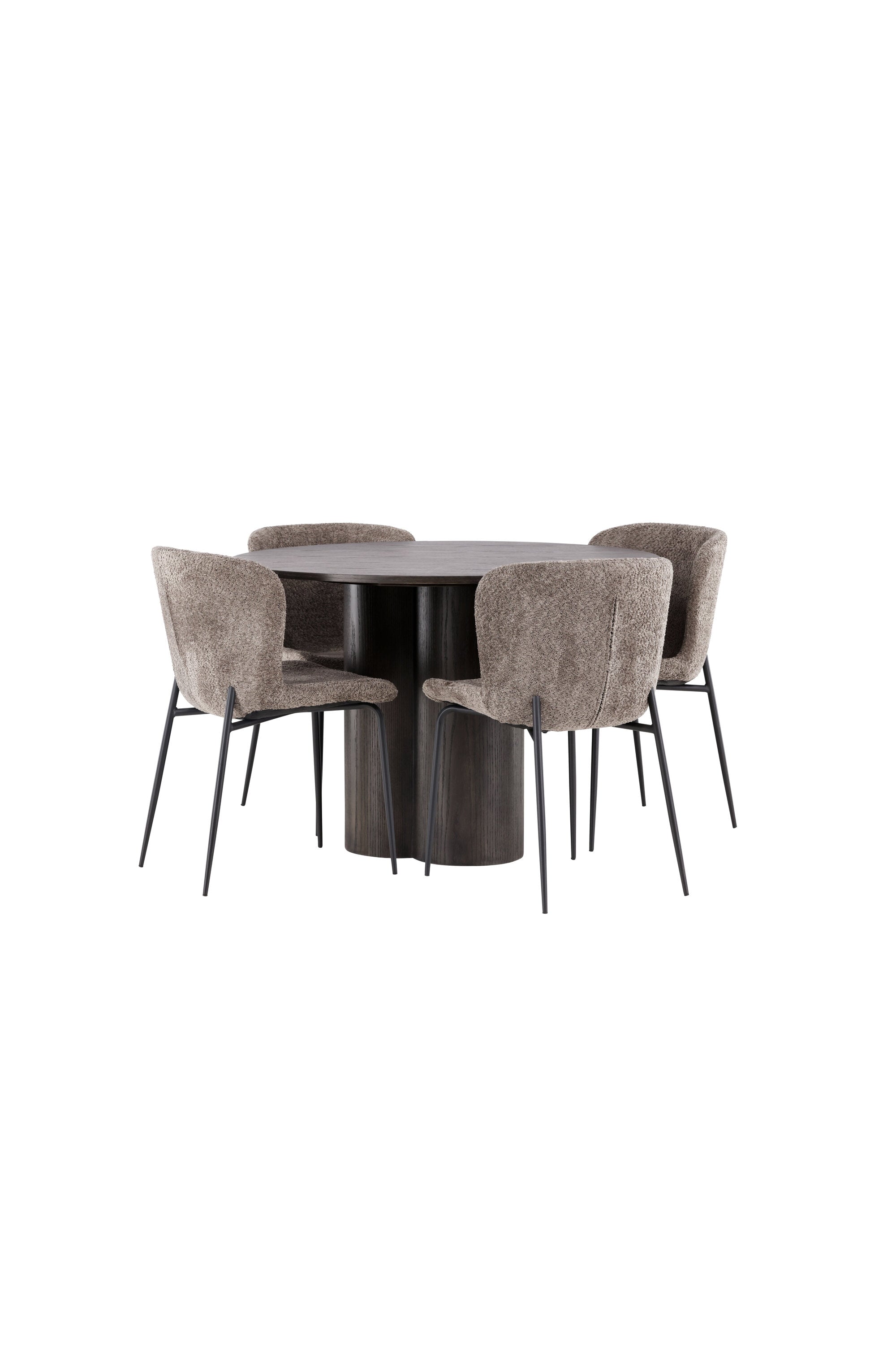 Matgrupp Olivia med 4st matstolar Modesto-GR Dining Set-Venture Home-peaceofhome.se