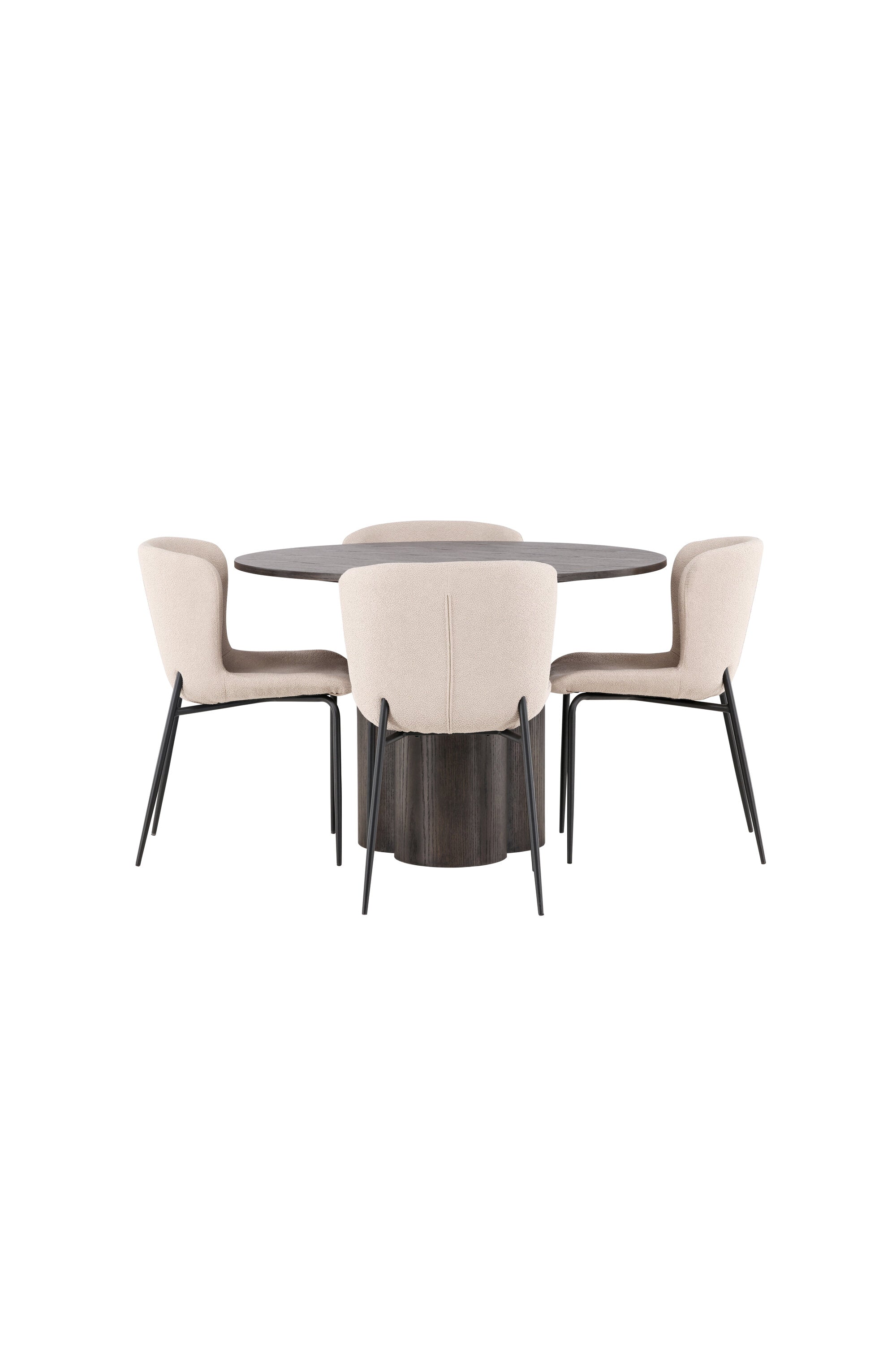 Matgrupp Olivia med 4st matstolar Modesto-GR Dining Set-Venture Home-peaceofhome.se