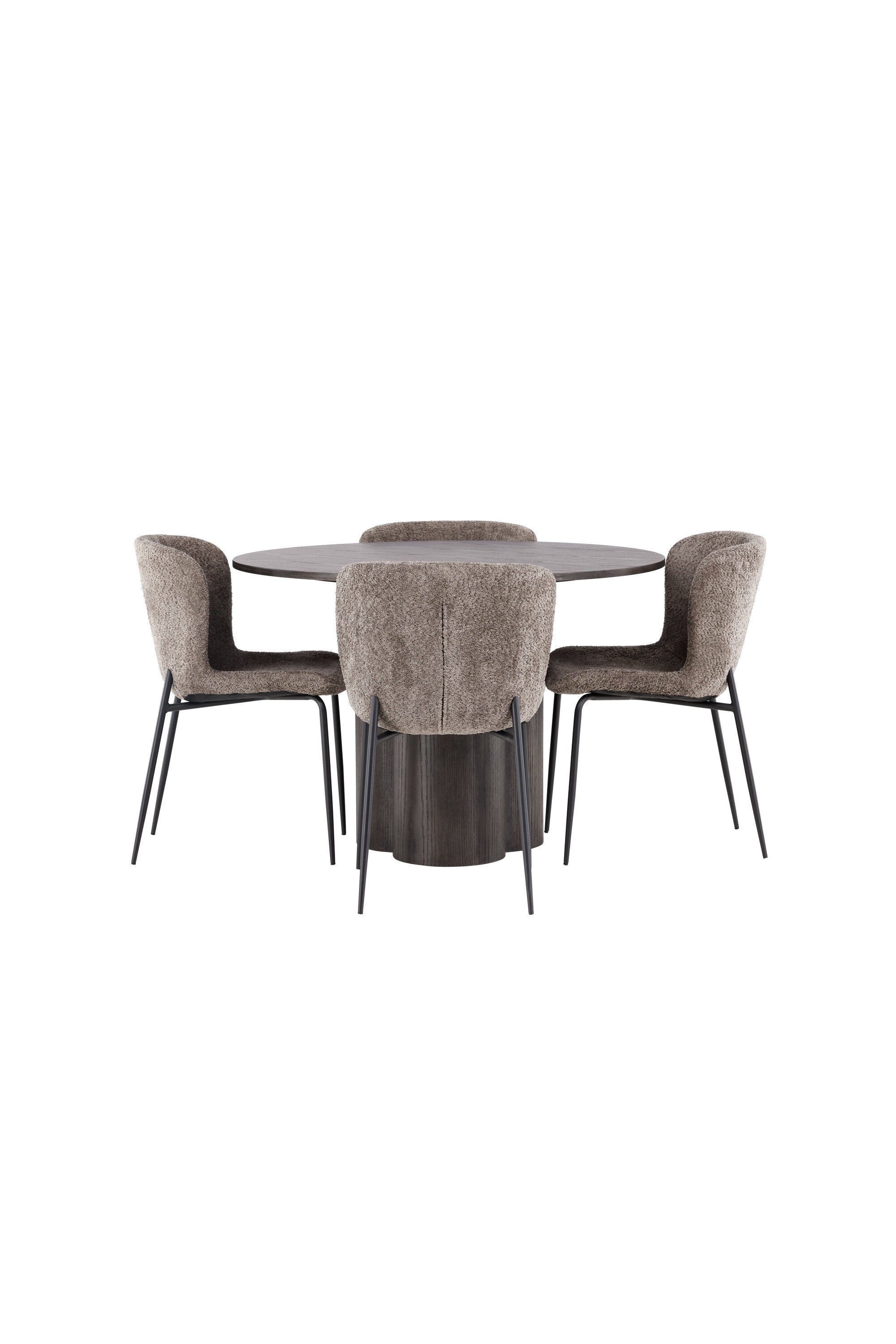 Matgrupp Olivia med 4st matstolar Modesto-GR Dining Set-Venture Home-peaceofhome.se