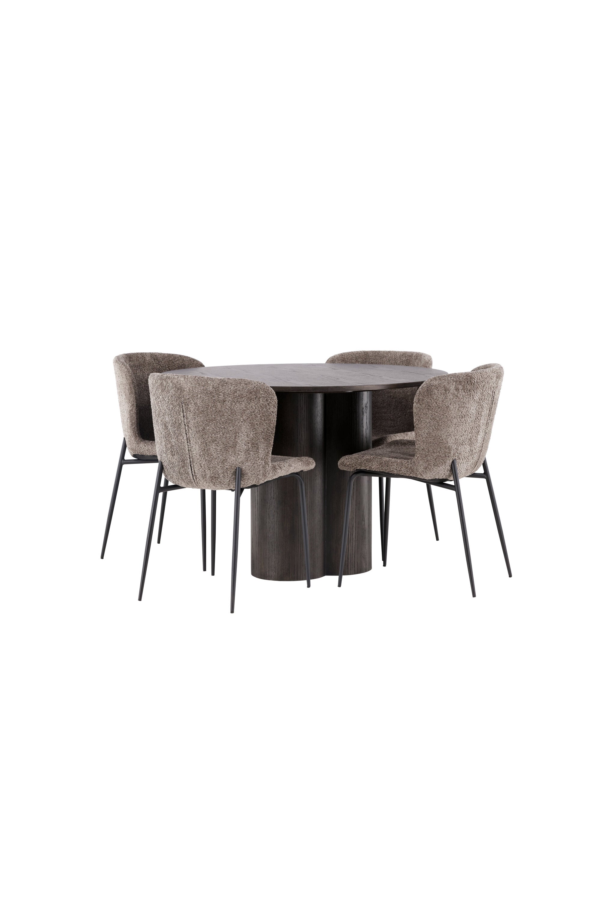 Matgrupp Olivia med 4st matstolar Modesto-GR Dining Set-Venture Home-peaceofhome.se