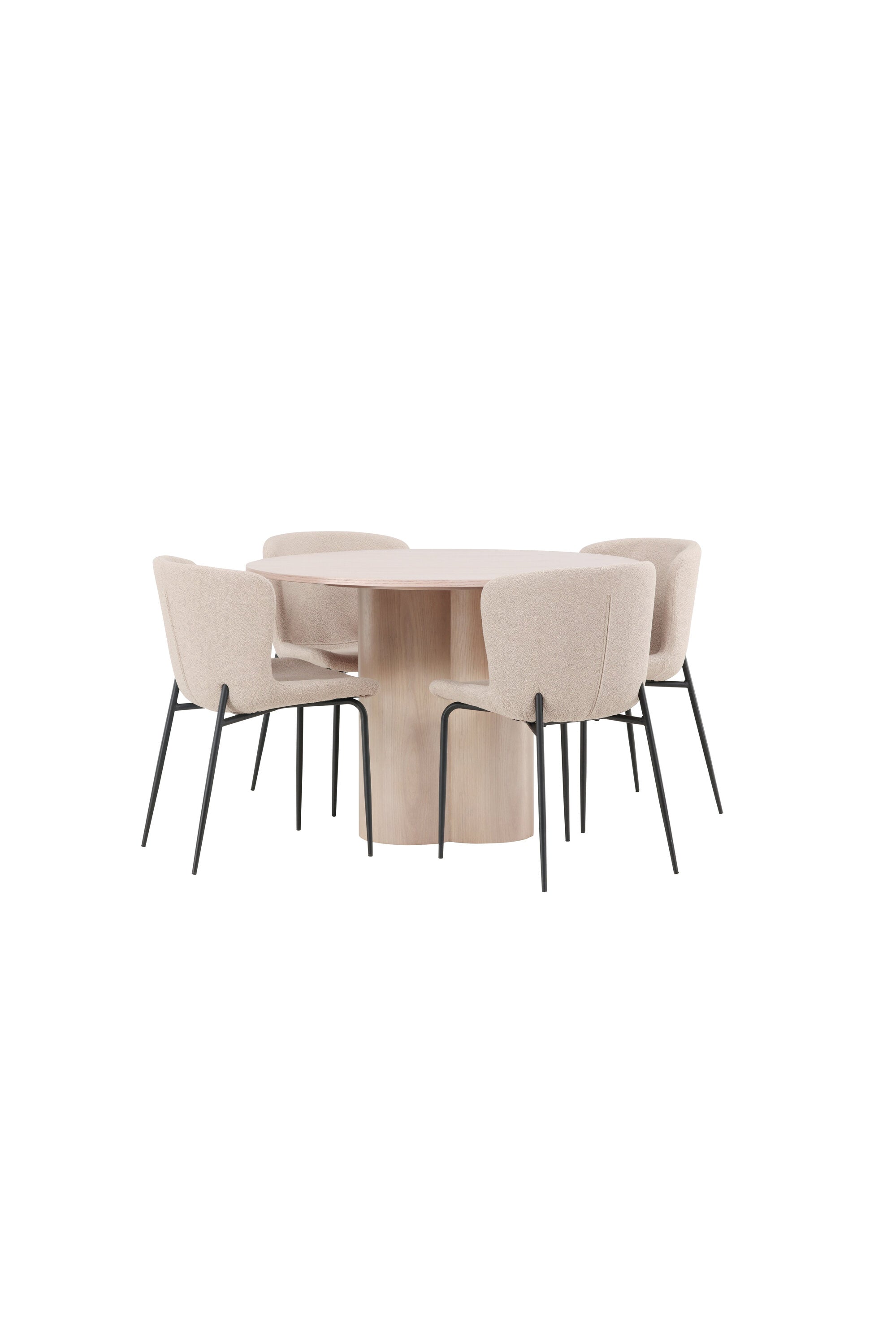 Matgrupp Olivia med 4st matstolar Modesto-GR Dining Set-Venture Home-peaceofhome.se