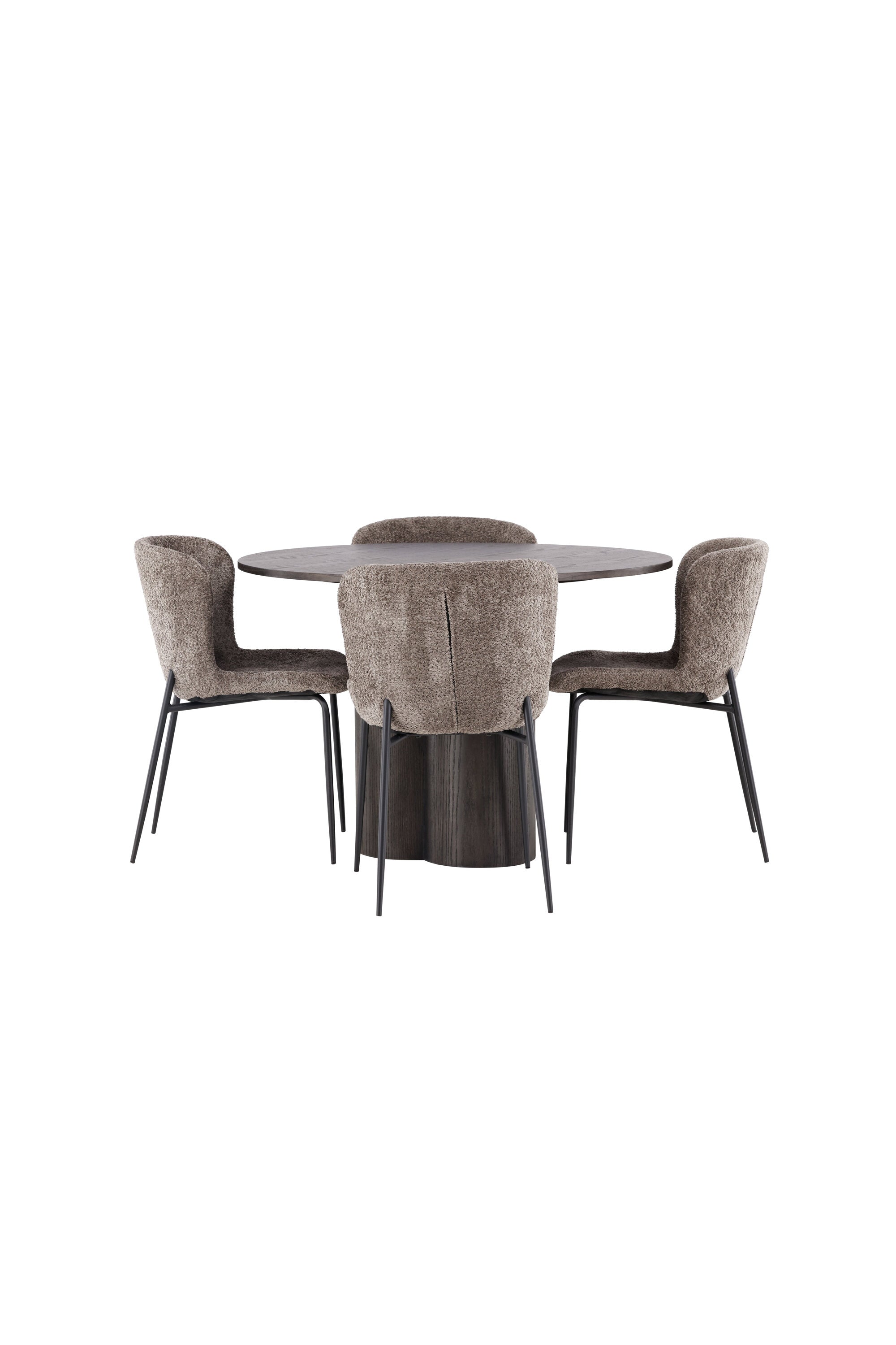 Matgrupp Olivia med 4st matstolar Modesto-GR Dining Set-Venture Home-peaceofhome.se