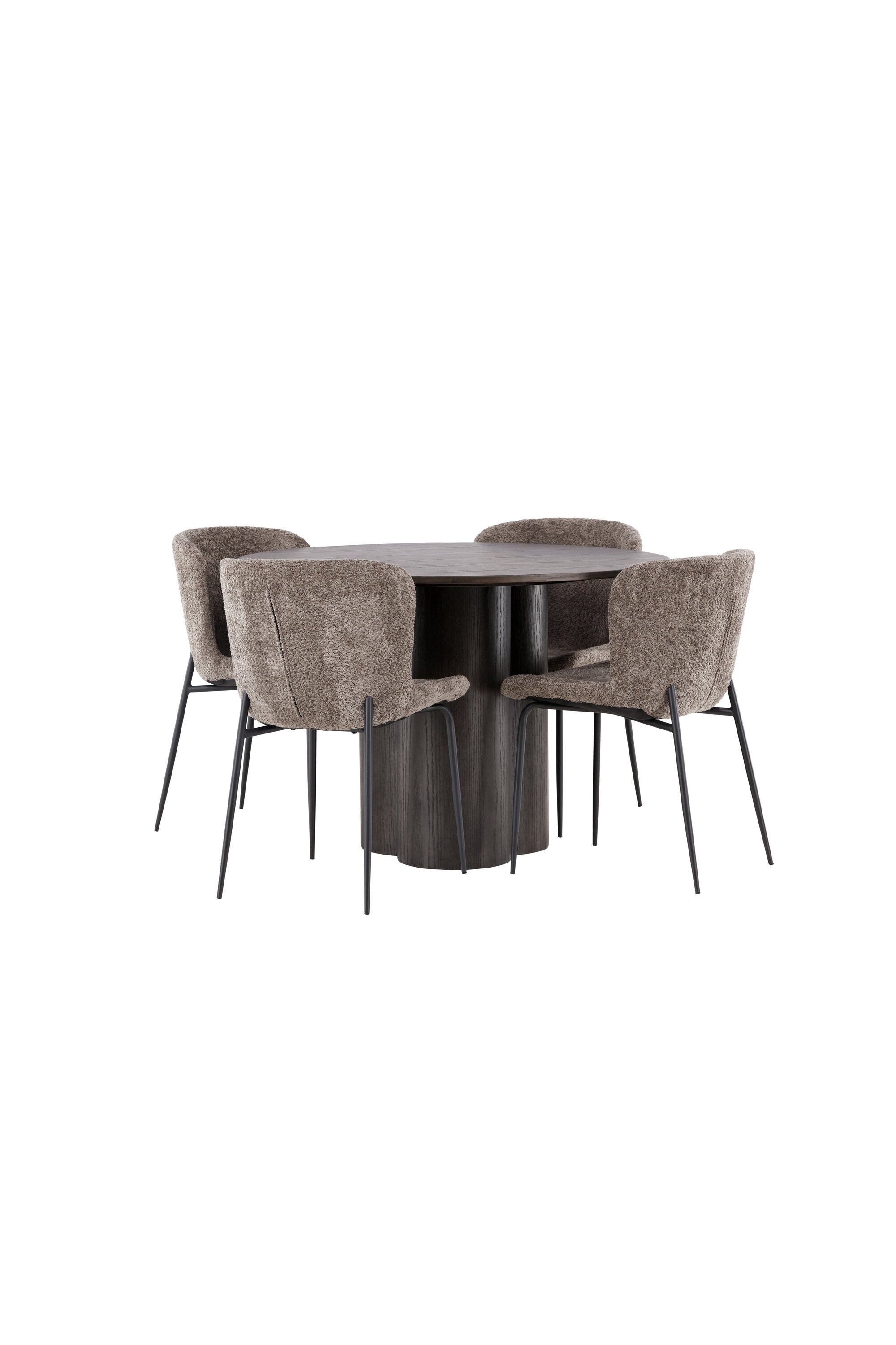 Matgrupp Olivia med 4st matstolar Modesto-GR Dining Set-Venture Home-peaceofhome.se