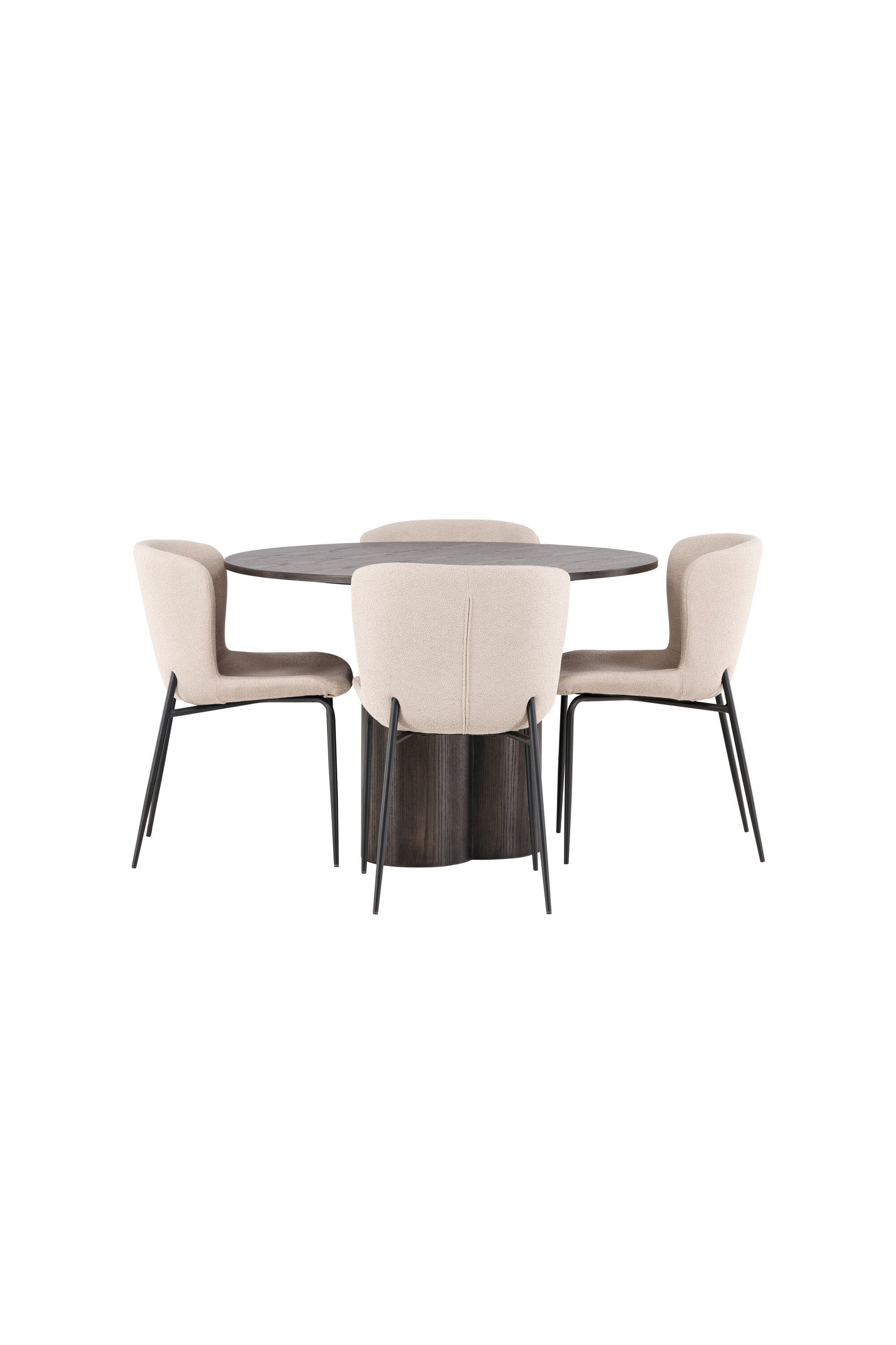 Matgrupp Olivia med 4st matstolar Modesto-GR Dining Set-Venture Home-peaceofhome.se