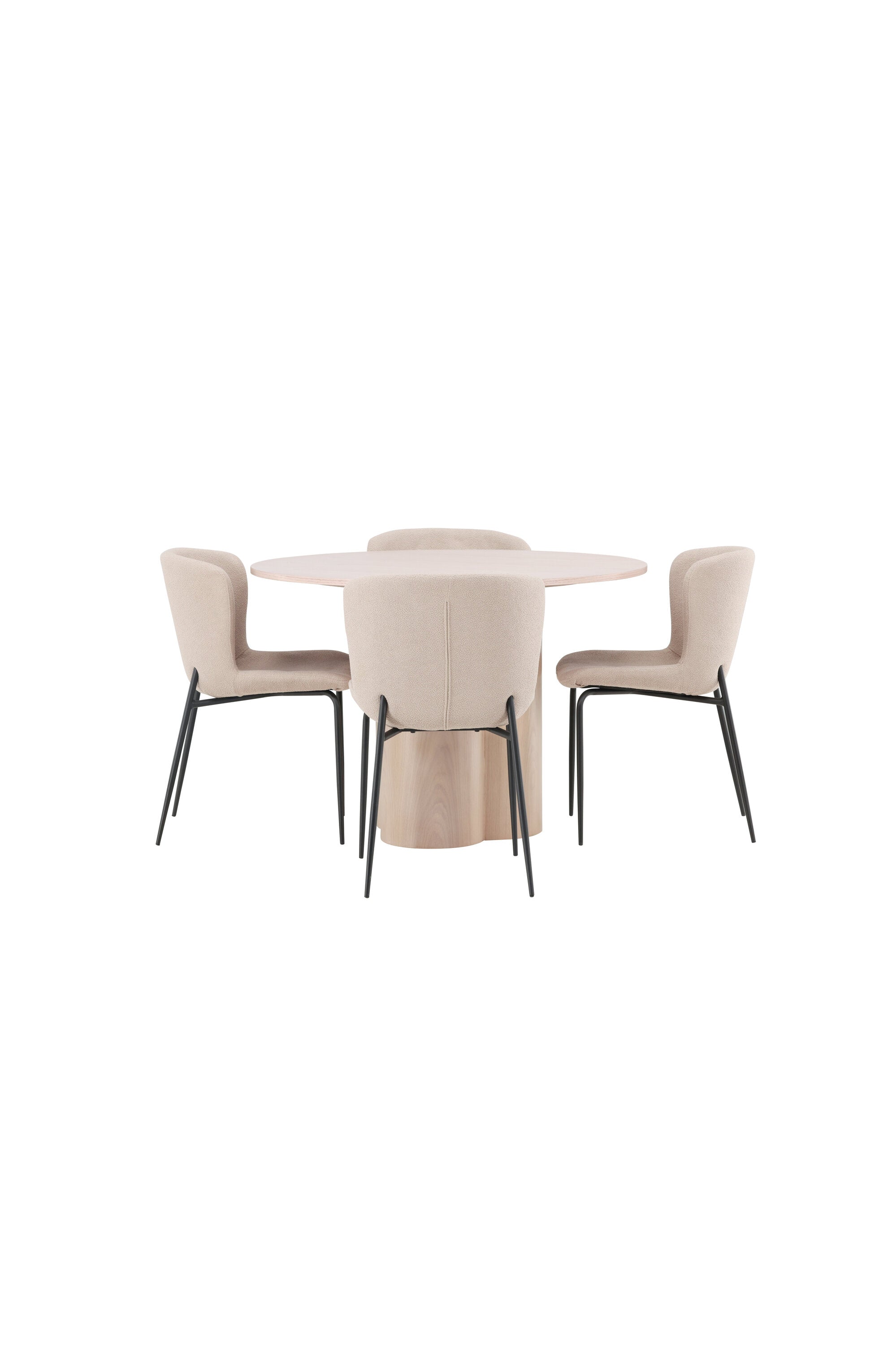 Matgrupp Olivia med 4st matstolar Modesto-GR Dining Set-Venture Home-peaceofhome.se