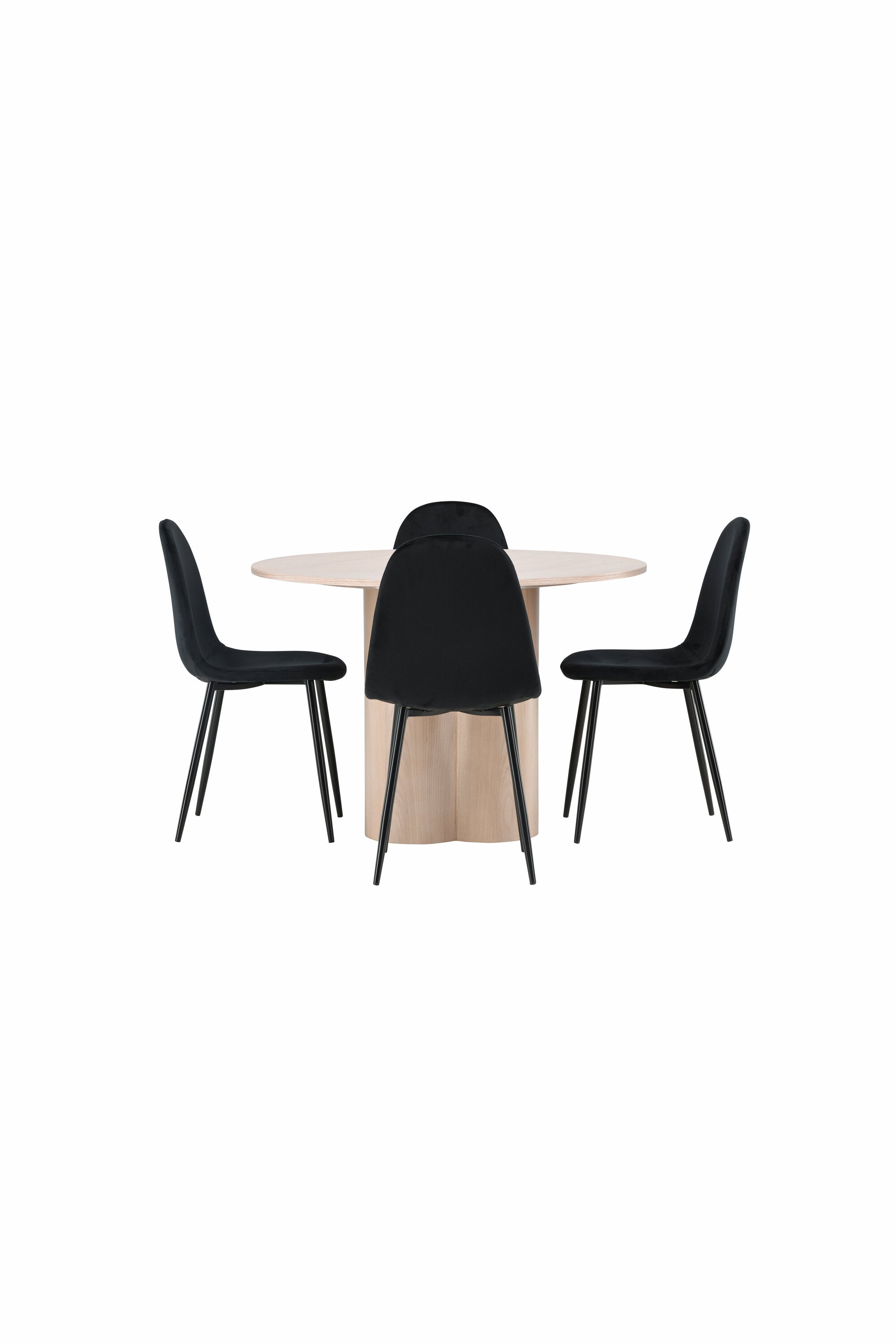 Matgrupp Olivia med 4st matstolar Polar-GR Dining Set-Venture Home-peaceofhome.se