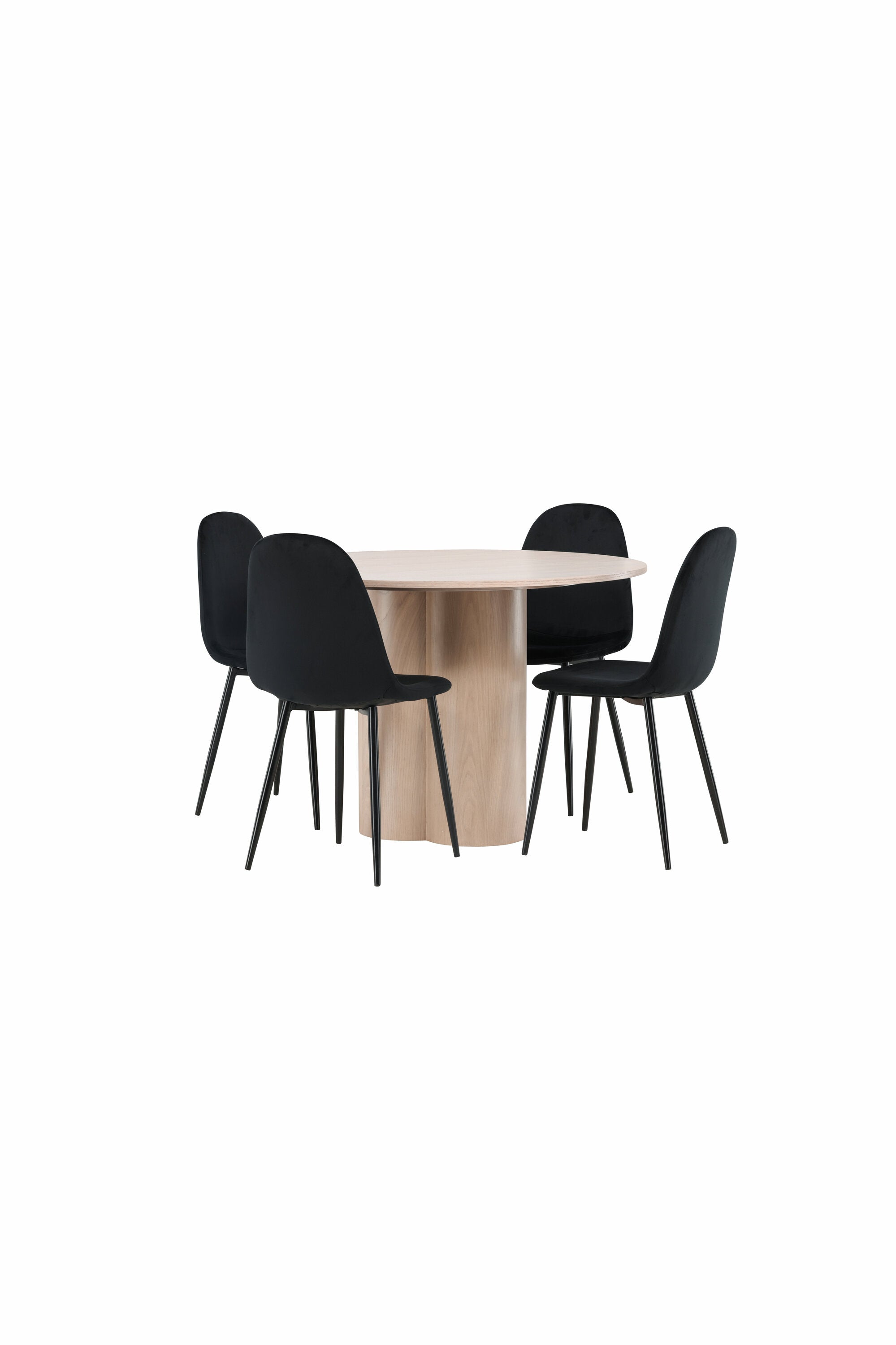 Matgrupp Olivia med 4st matstolar Polar-GR Dining Set-Venture Home-peaceofhome.se