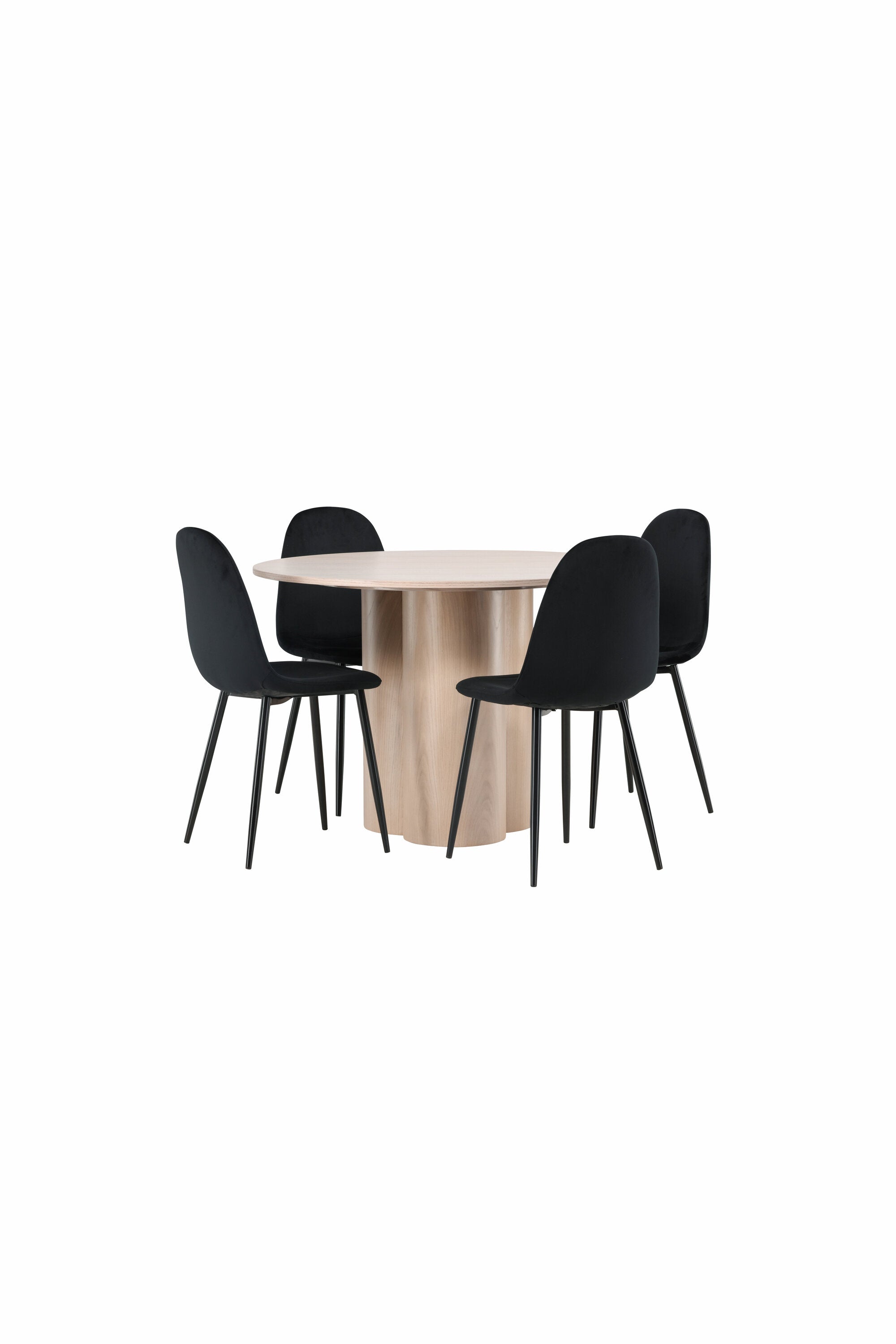 Matgrupp Olivia med 4st matstolar Polar-GR Dining Set-Venture Home-peaceofhome.se