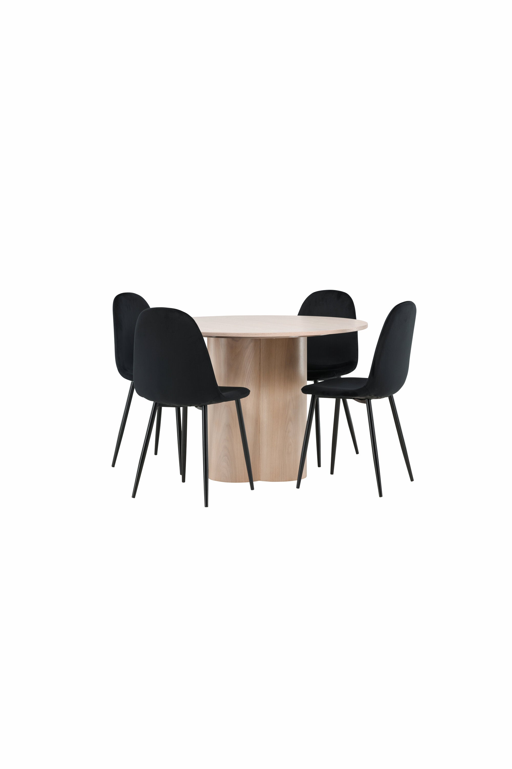 Matgrupp Olivia med 4st matstolar Polar-GR Dining Set-Venture Home-peaceofhome.se