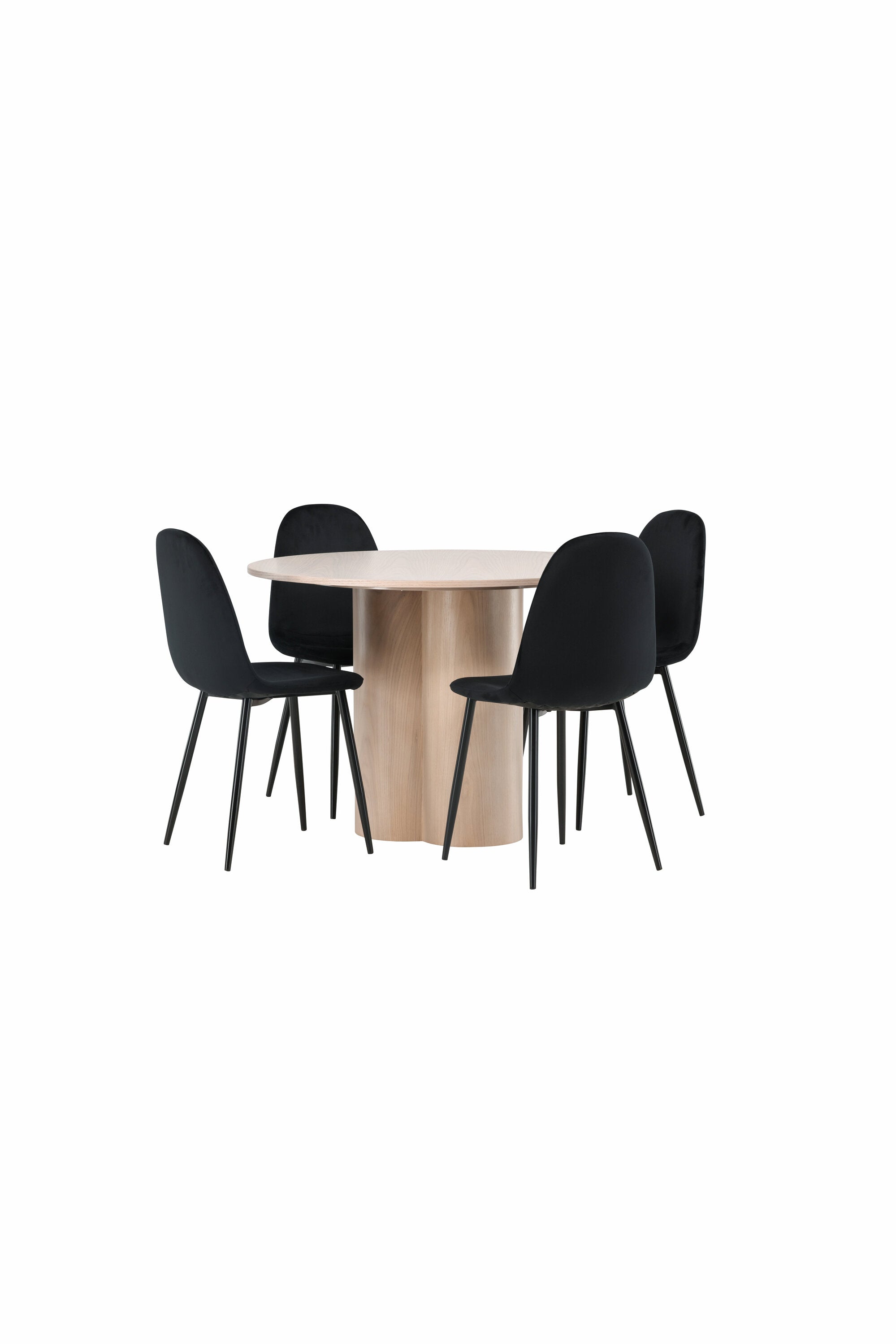 Matgrupp Olivia med 4st matstolar Polar-GR Dining Set-Venture Home-peaceofhome.se