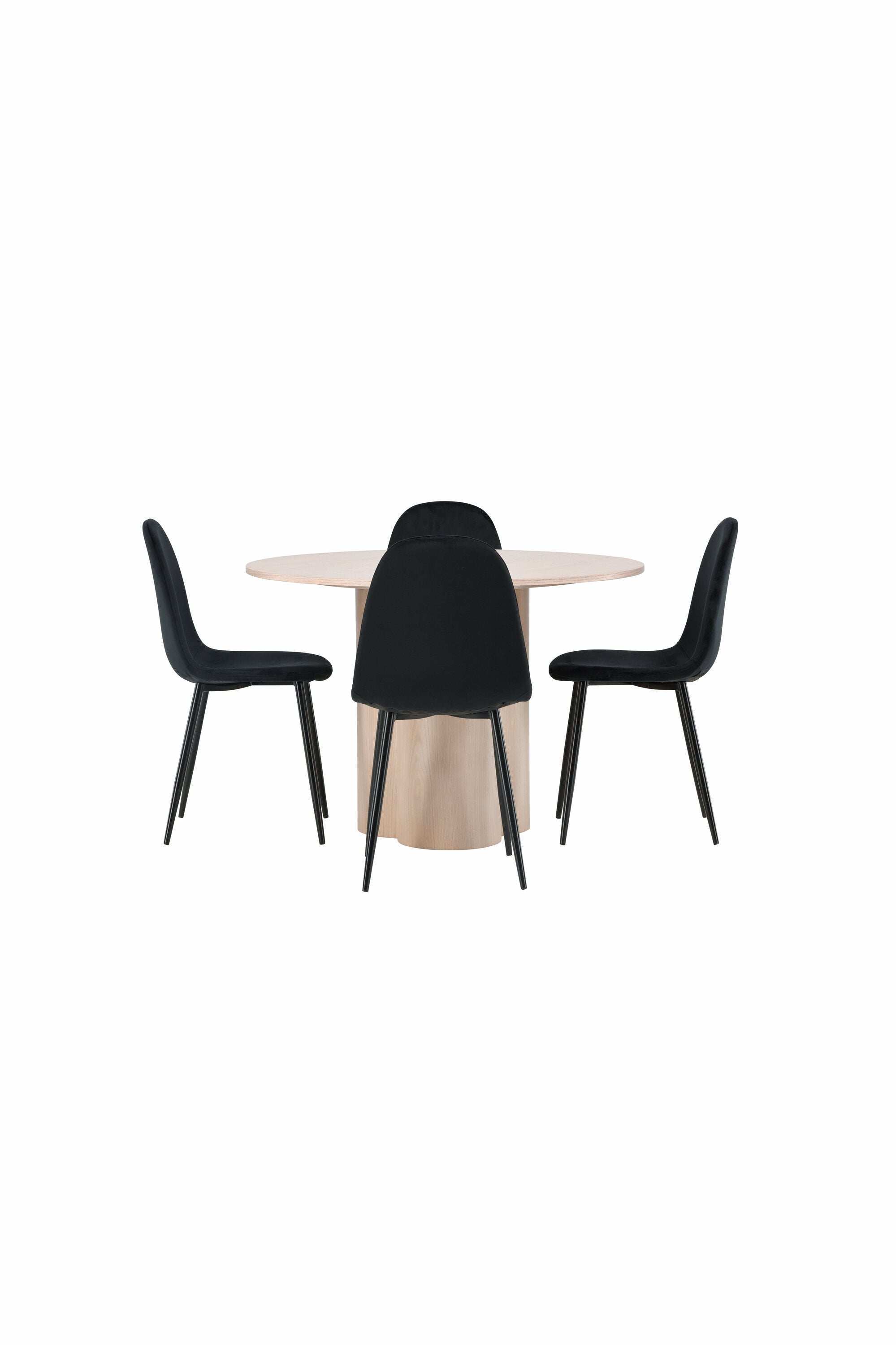 Matgrupp Olivia med 4st matstolar Polar-GR Dining Set-Venture Home-peaceofhome.se