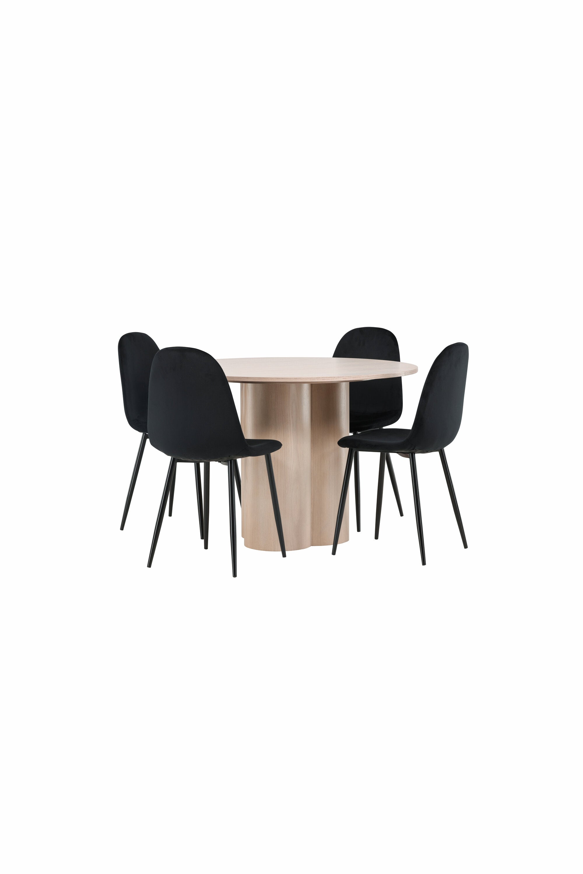 Matgrupp Olivia med 4st matstolar Polar-GR Dining Set-Venture Home-peaceofhome.se