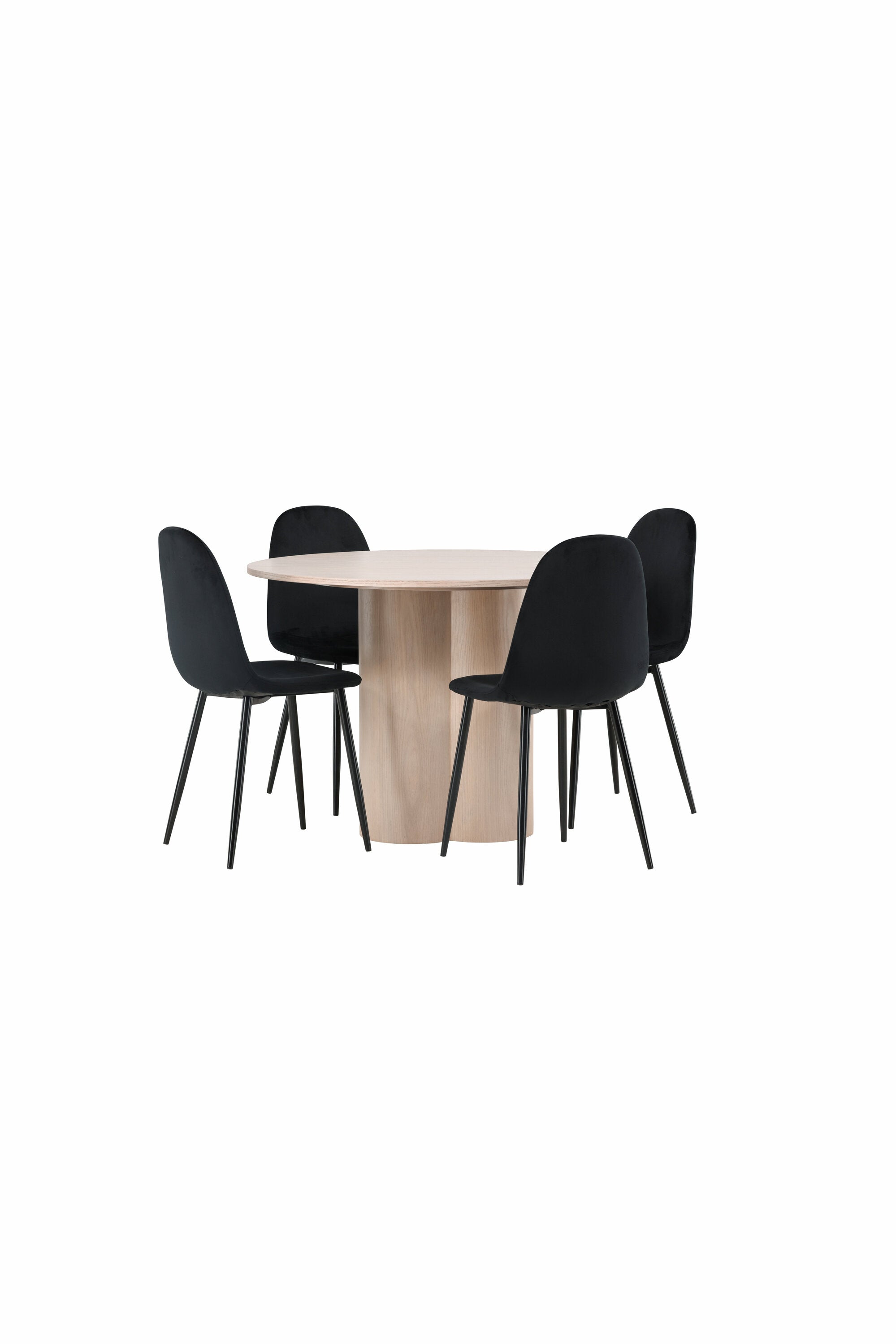 Matgrupp Olivia med 4st matstolar Polar-GR Dining Set-Venture Home-peaceofhome.se