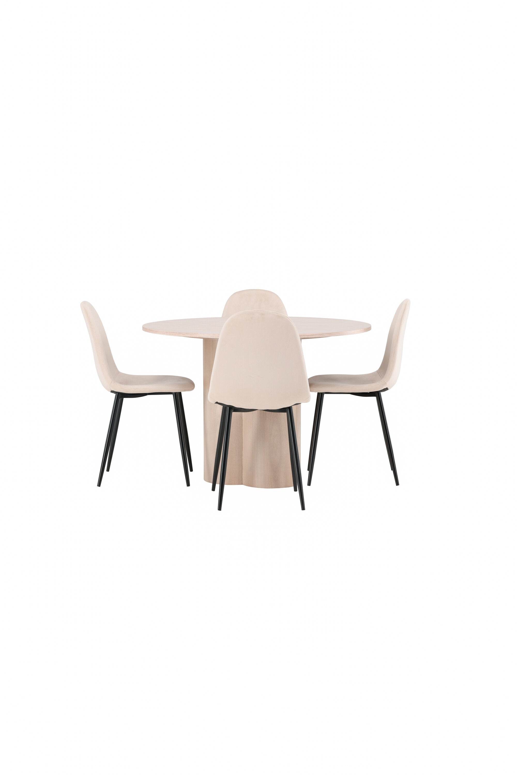 Matgrupp Olivia med 4st matstolar Polar-GR Dining Set-Venture Home-peaceofhome.se