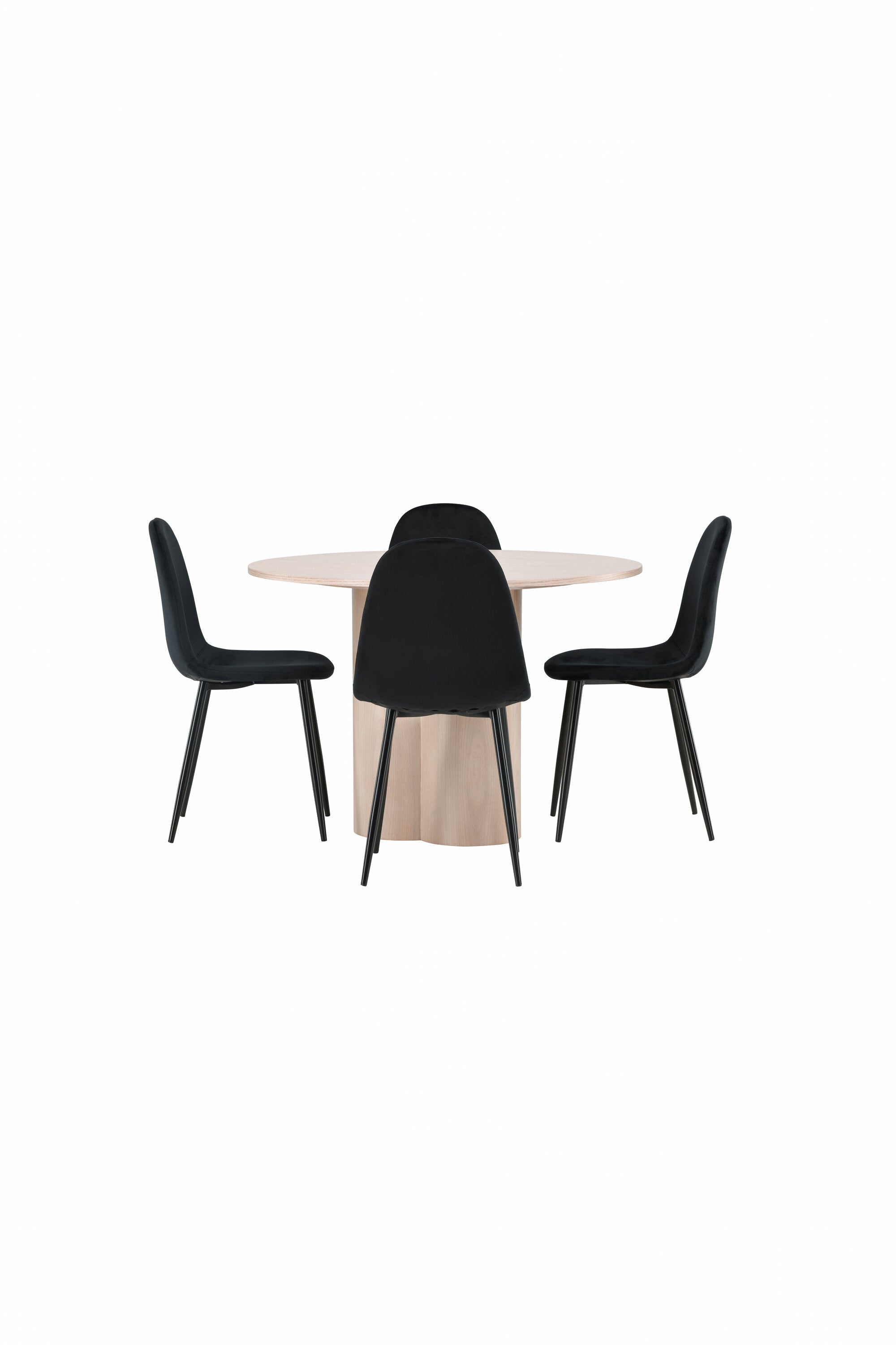 Matgrupp Olivia med 4st matstolar Polar-GR Dining Set-Venture Home-peaceofhome.se