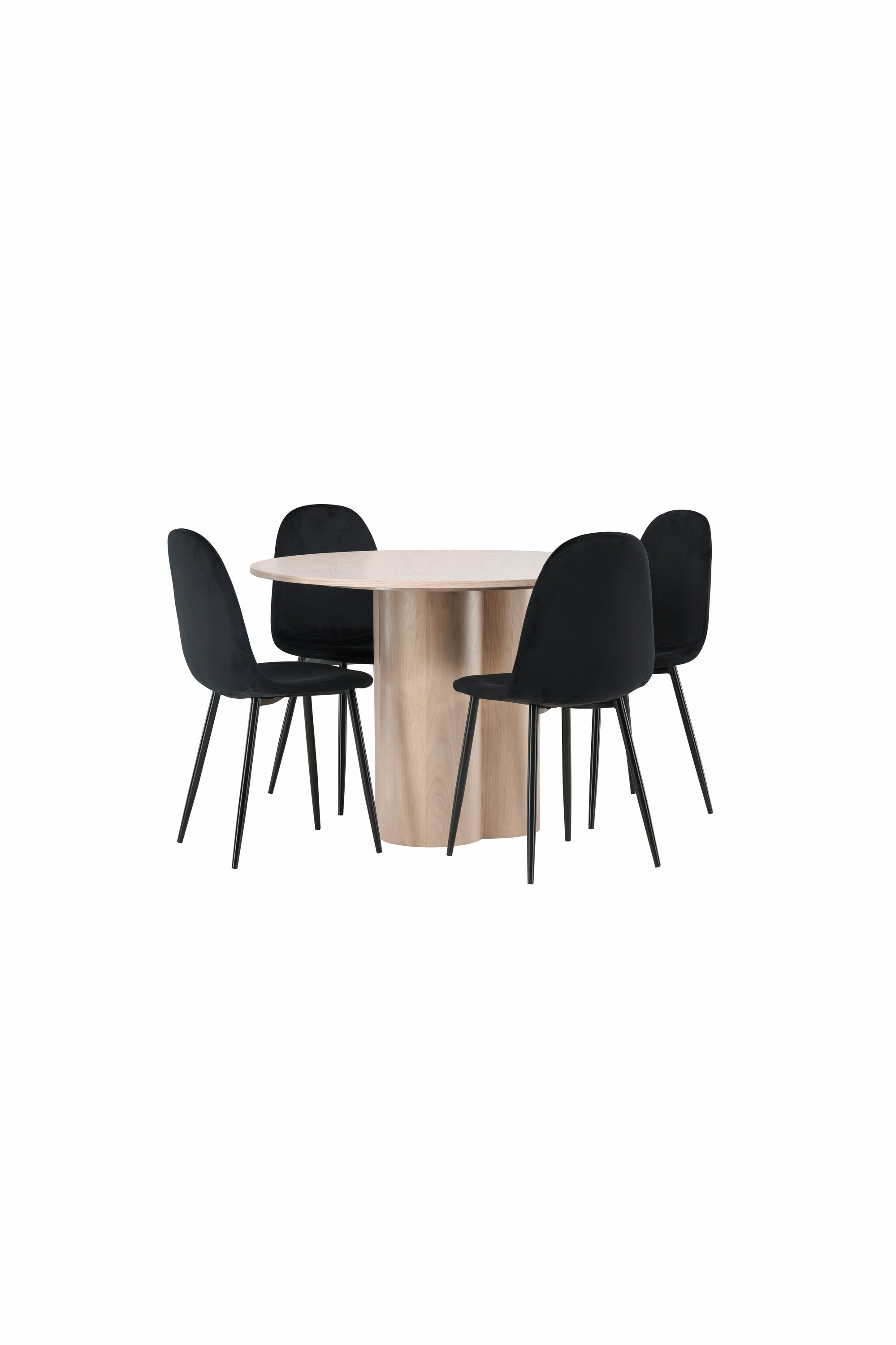 Matgrupp Olivia med 4st matstolar Polar-GR Dining Set-Venture Home-peaceofhome.se