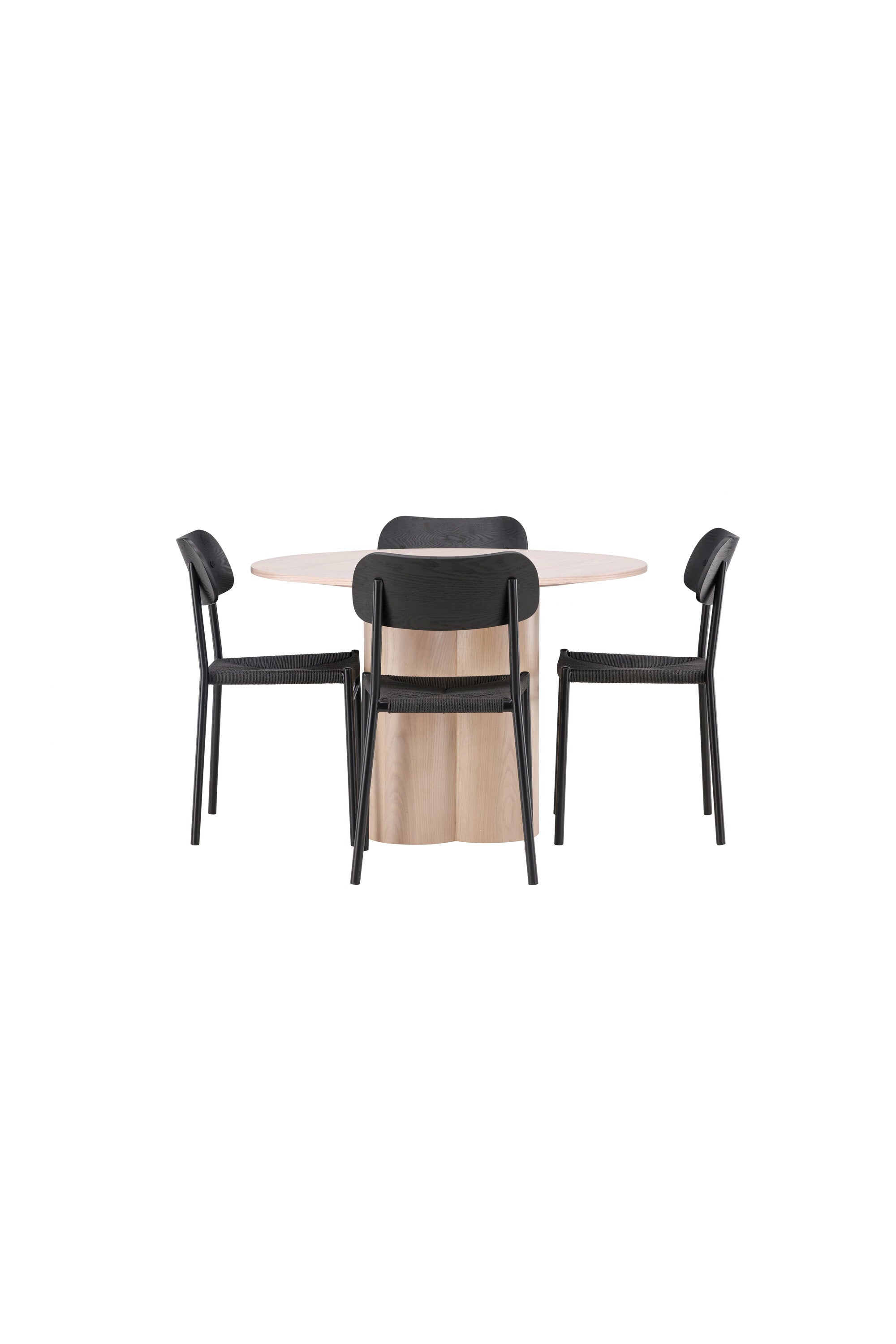 Matgrupp Olivia med 4st matstolar Polly-GR Dining Set-Venture Home-peaceofhome.se