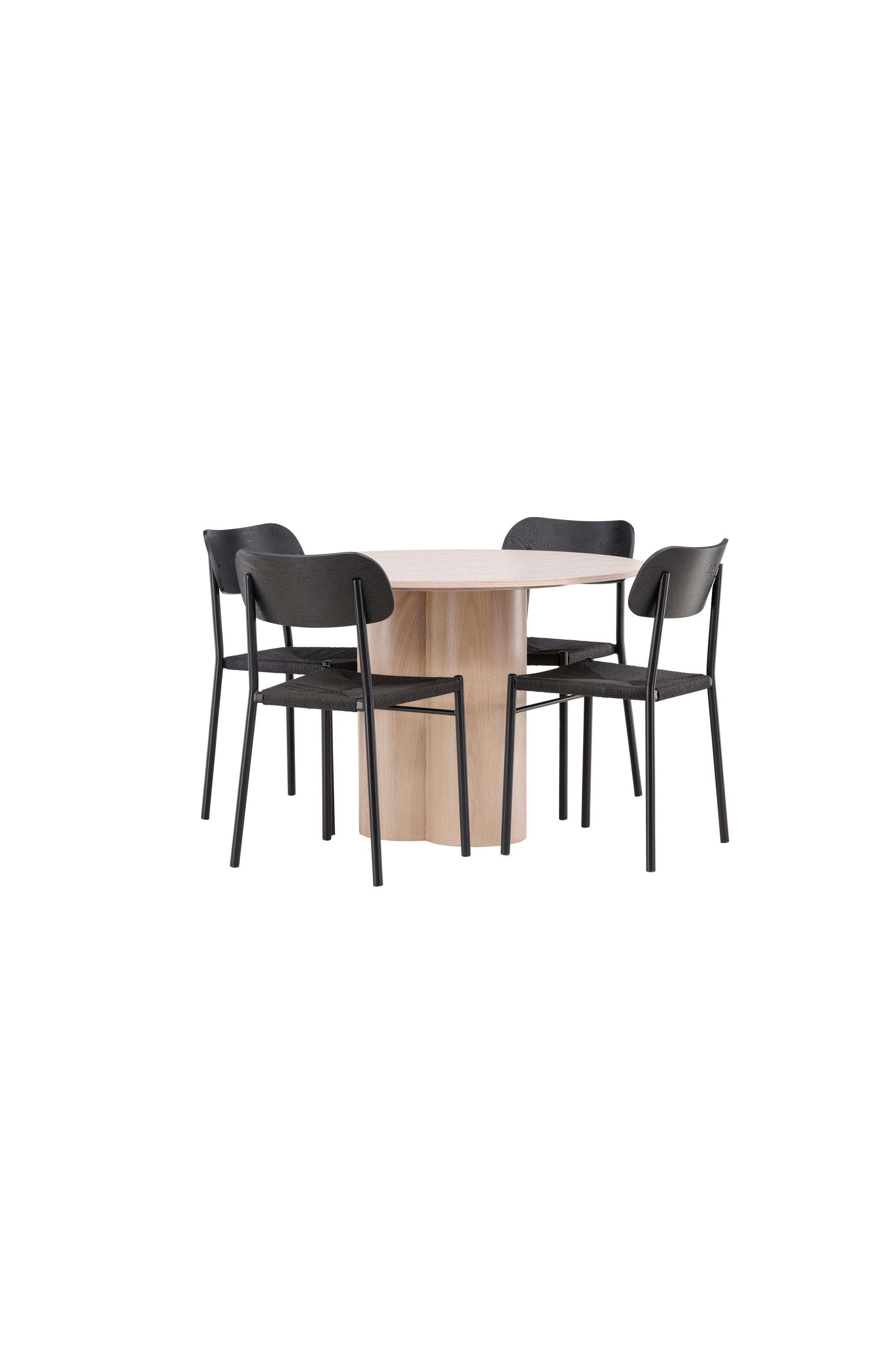 Matgrupp Olivia med 4st matstolar Polly-GR Dining Set-Venture Home-peaceofhome.se