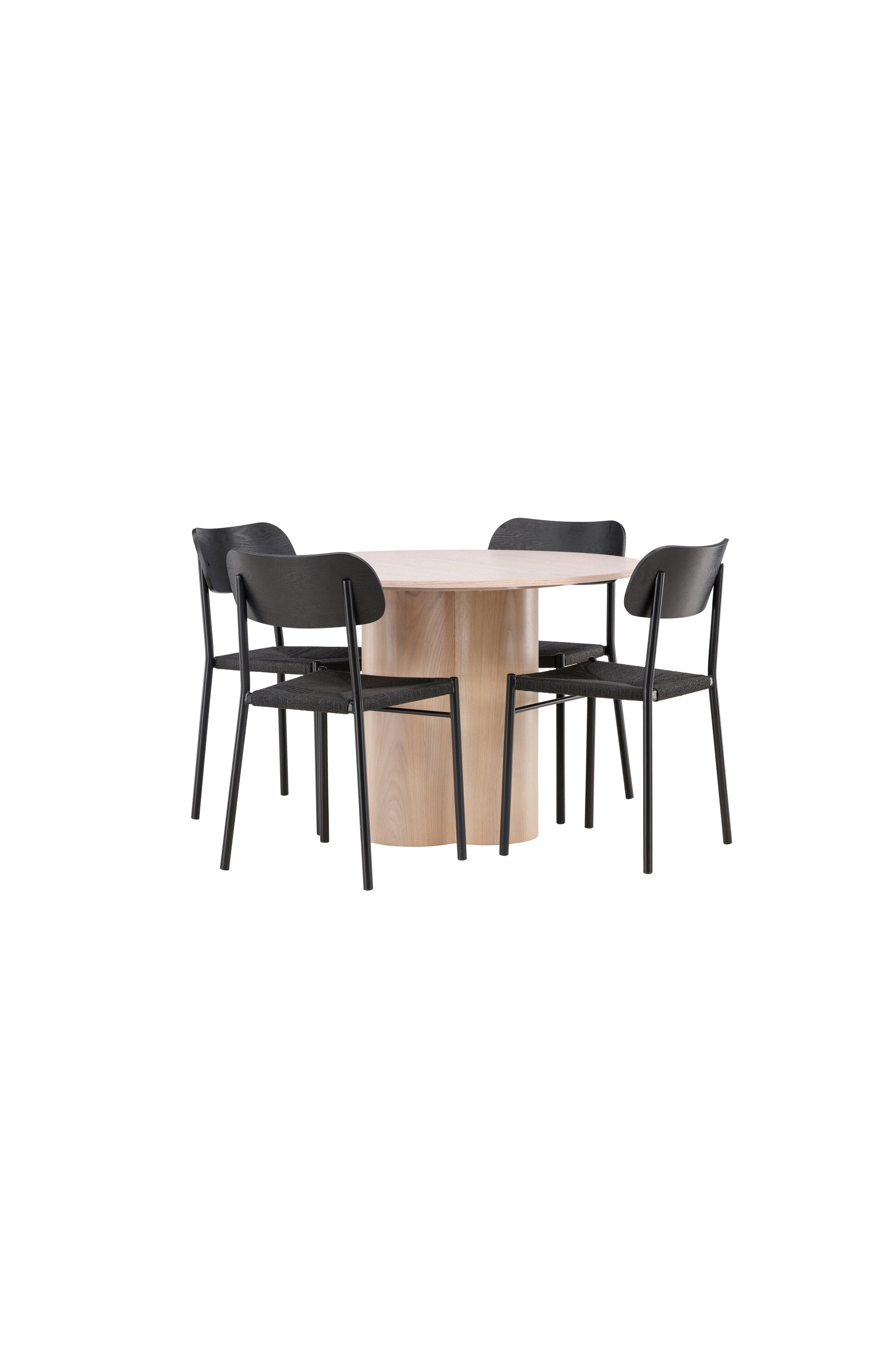 Matgrupp Olivia med 4st matstolar Polly-GR Dining Set-Venture Home-peaceofhome.se