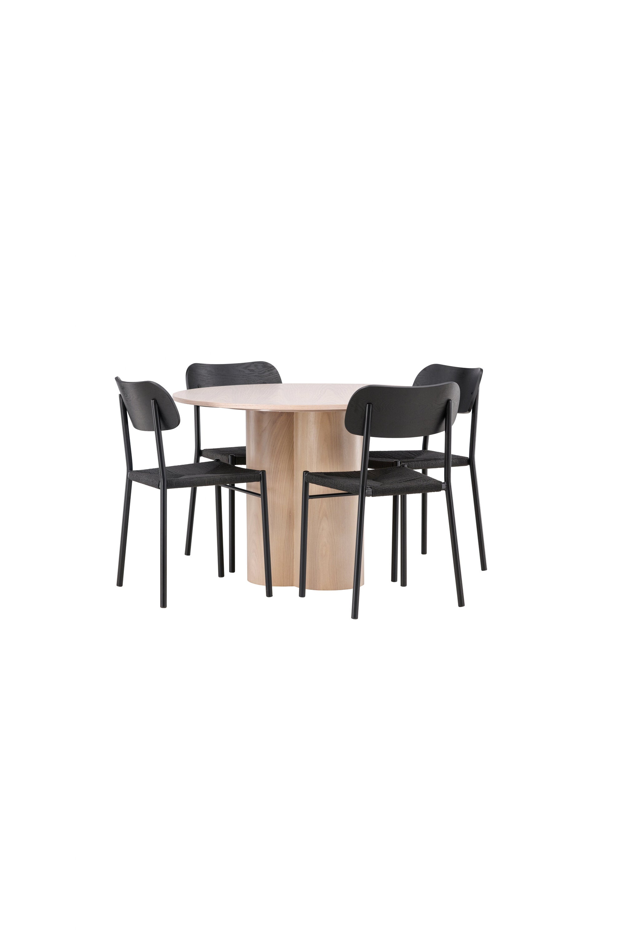 Matgrupp Olivia med 4st matstolar Polly-GR Dining Set-Venture Home-peaceofhome.se