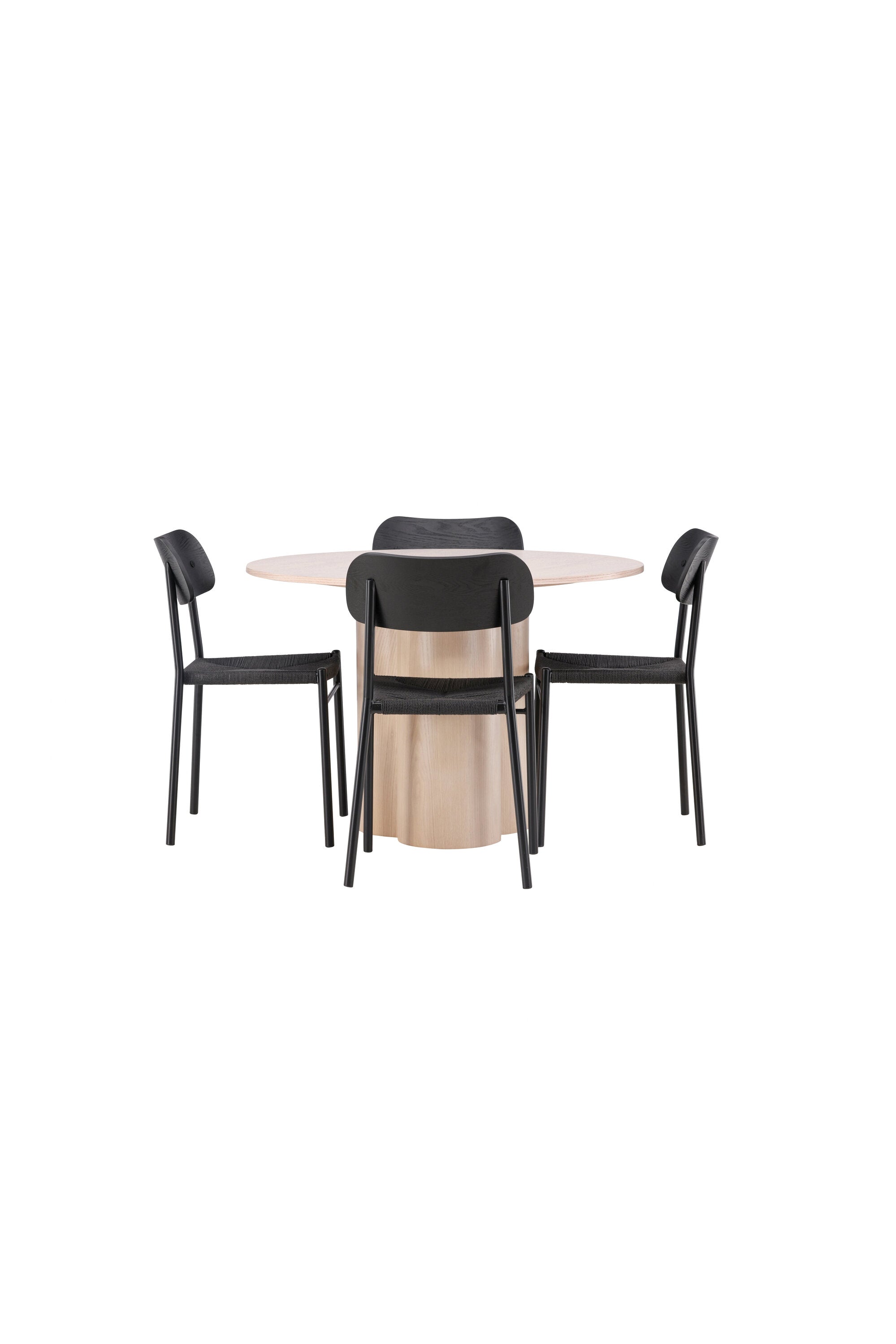 Matgrupp Olivia med 4st matstolar Polly-GR Dining Set-Venture Home-peaceofhome.se