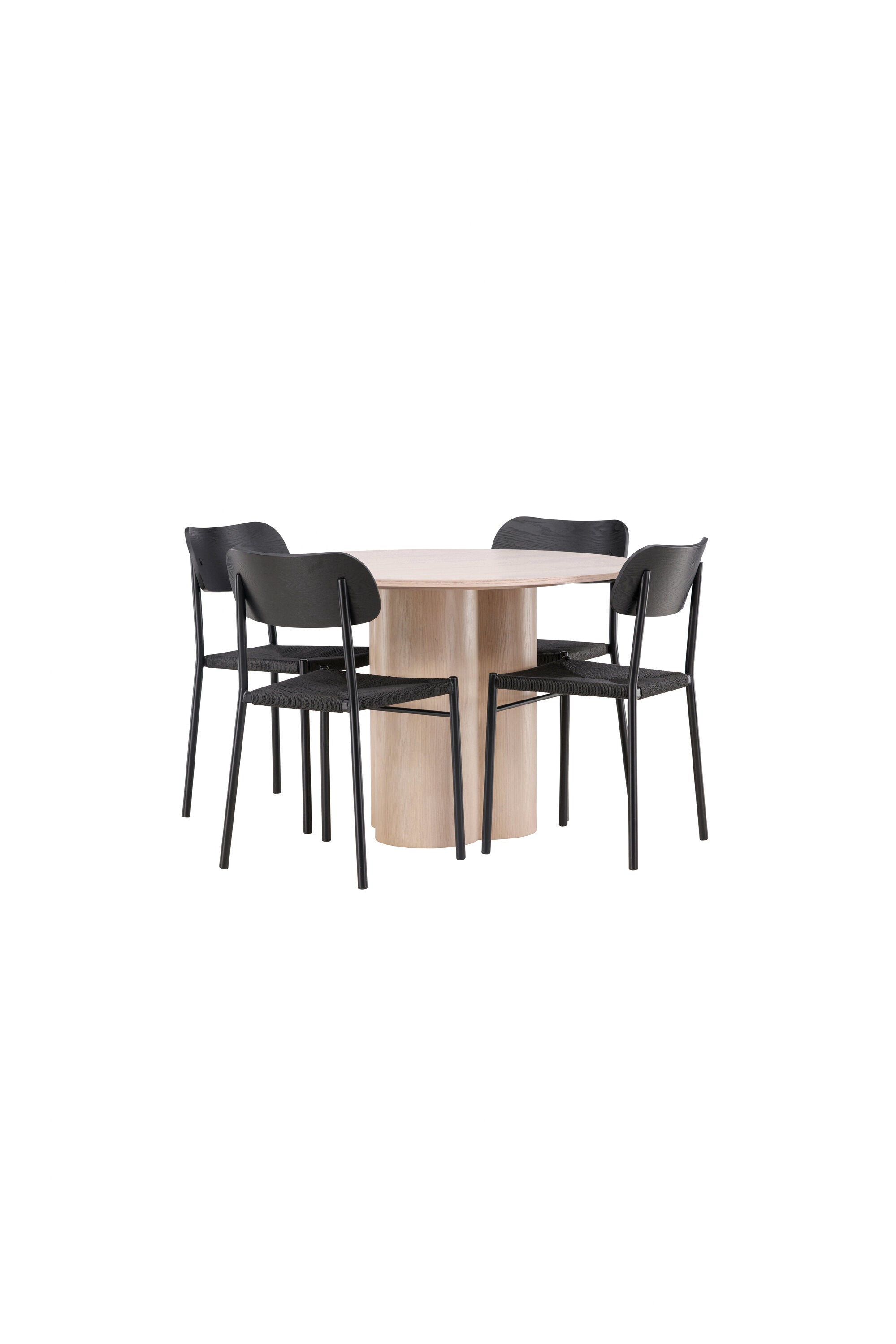 Matgrupp Olivia med 4st matstolar Polly-GR Dining Set-Venture Home-peaceofhome.se