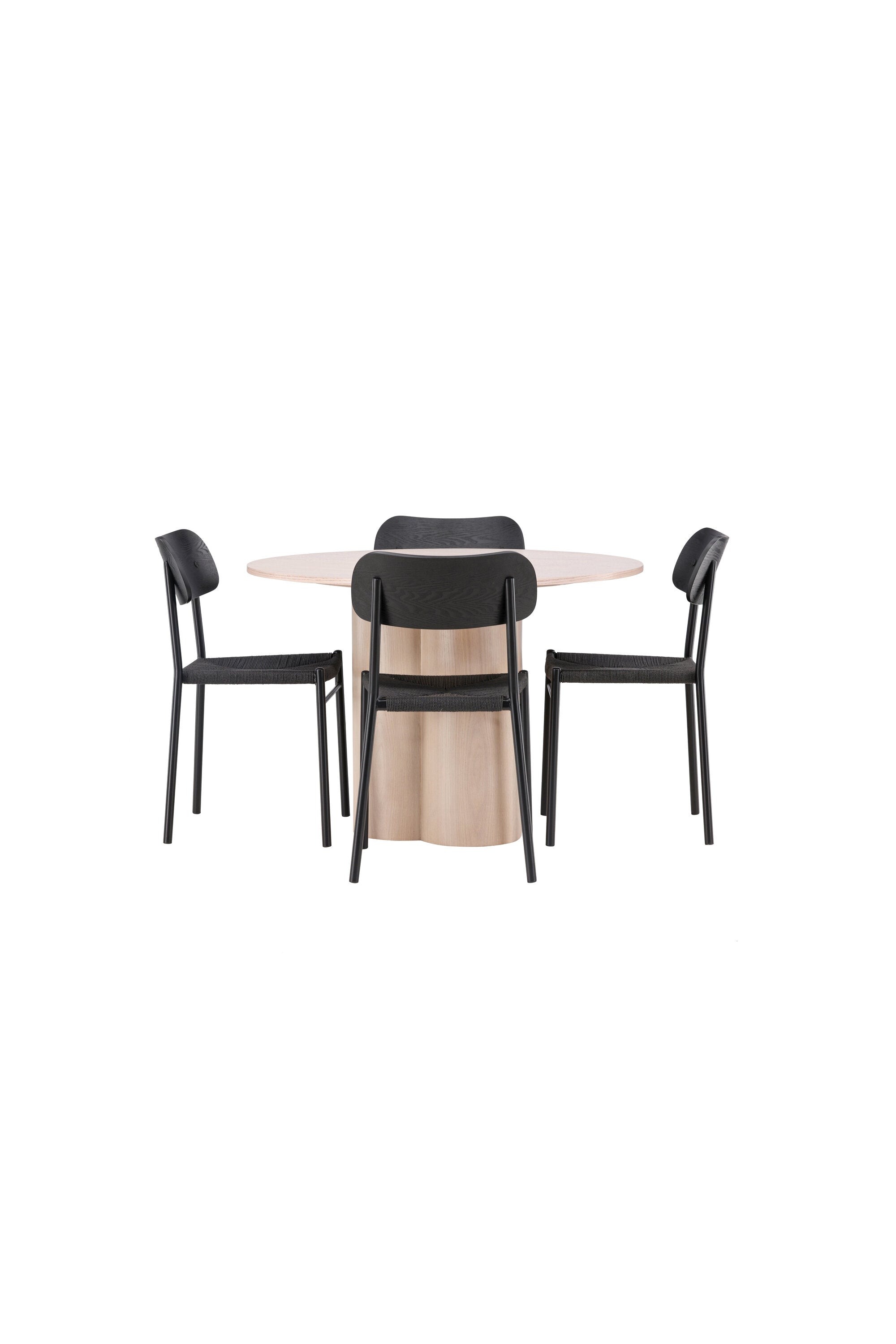 Matgrupp Olivia med 4st matstolar Polly-GR Dining Set-Venture Home-peaceofhome.se