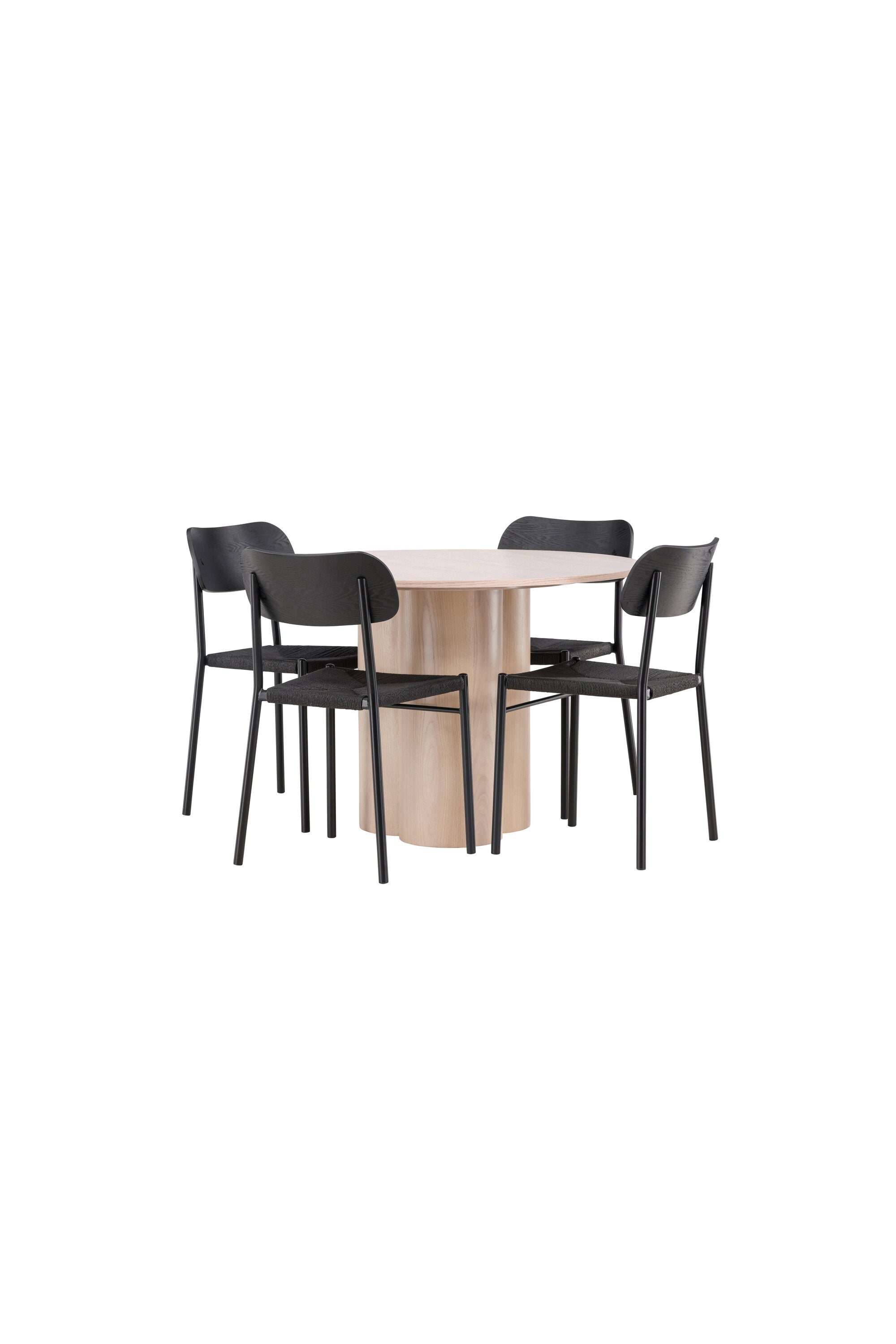 Matgrupp Olivia med 4st matstolar Polly-GR Dining Set-Venture Home-peaceofhome.se