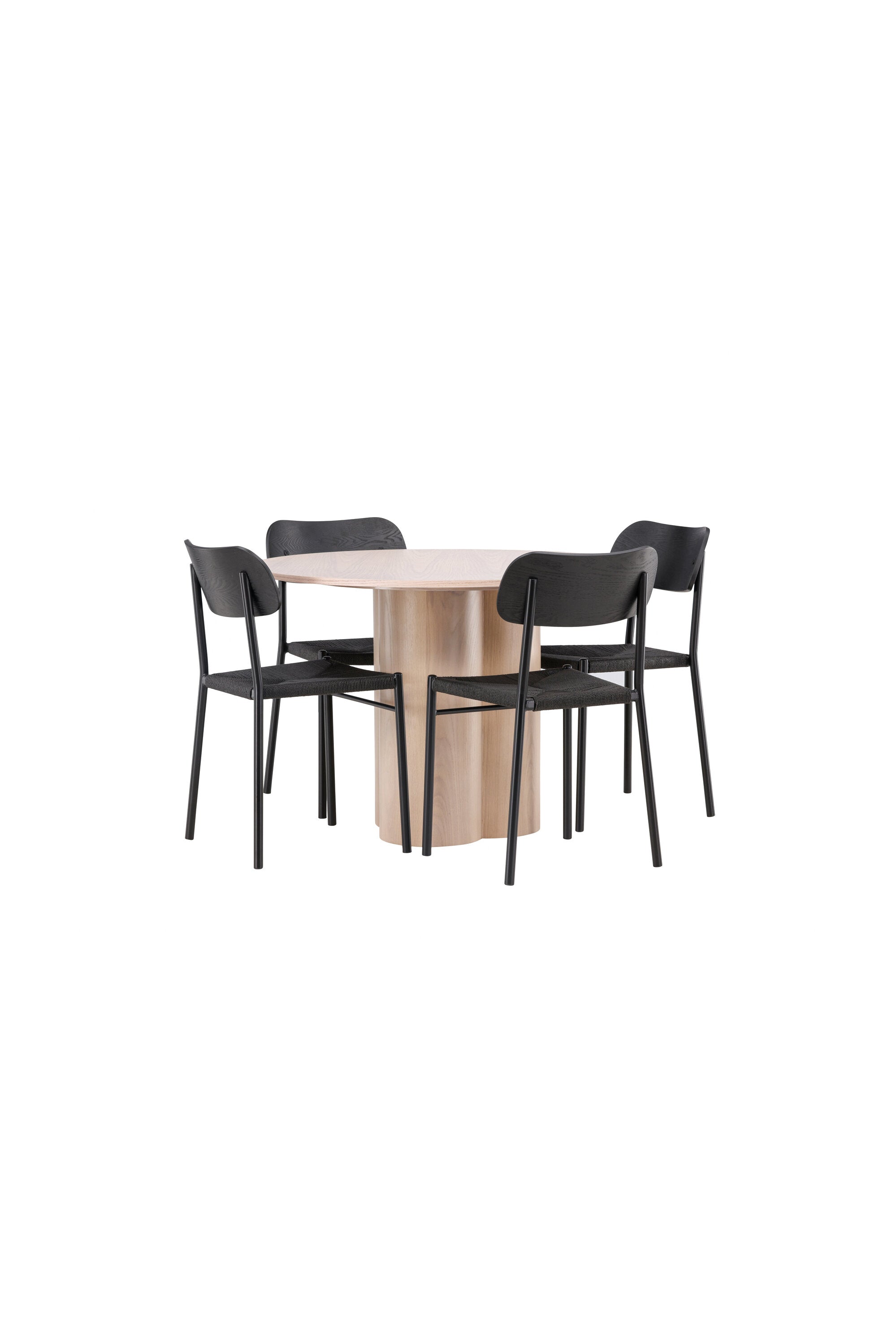 Matgrupp Olivia med 4st matstolar Polly-GR Dining Set-Venture Home-peaceofhome.se