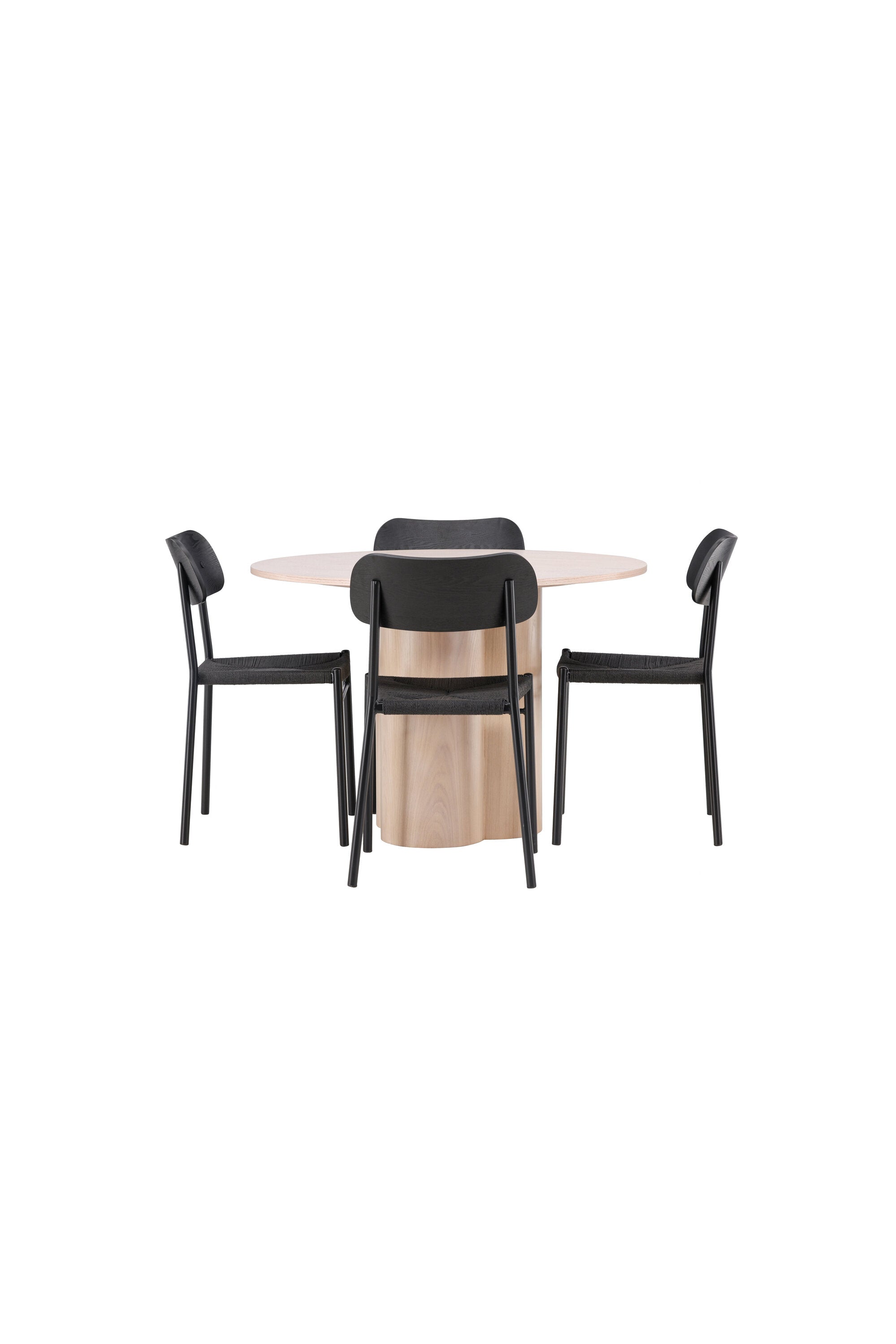 Matgrupp Olivia med 4st matstolar Polly-GR Dining Set-Venture Home-peaceofhome.se