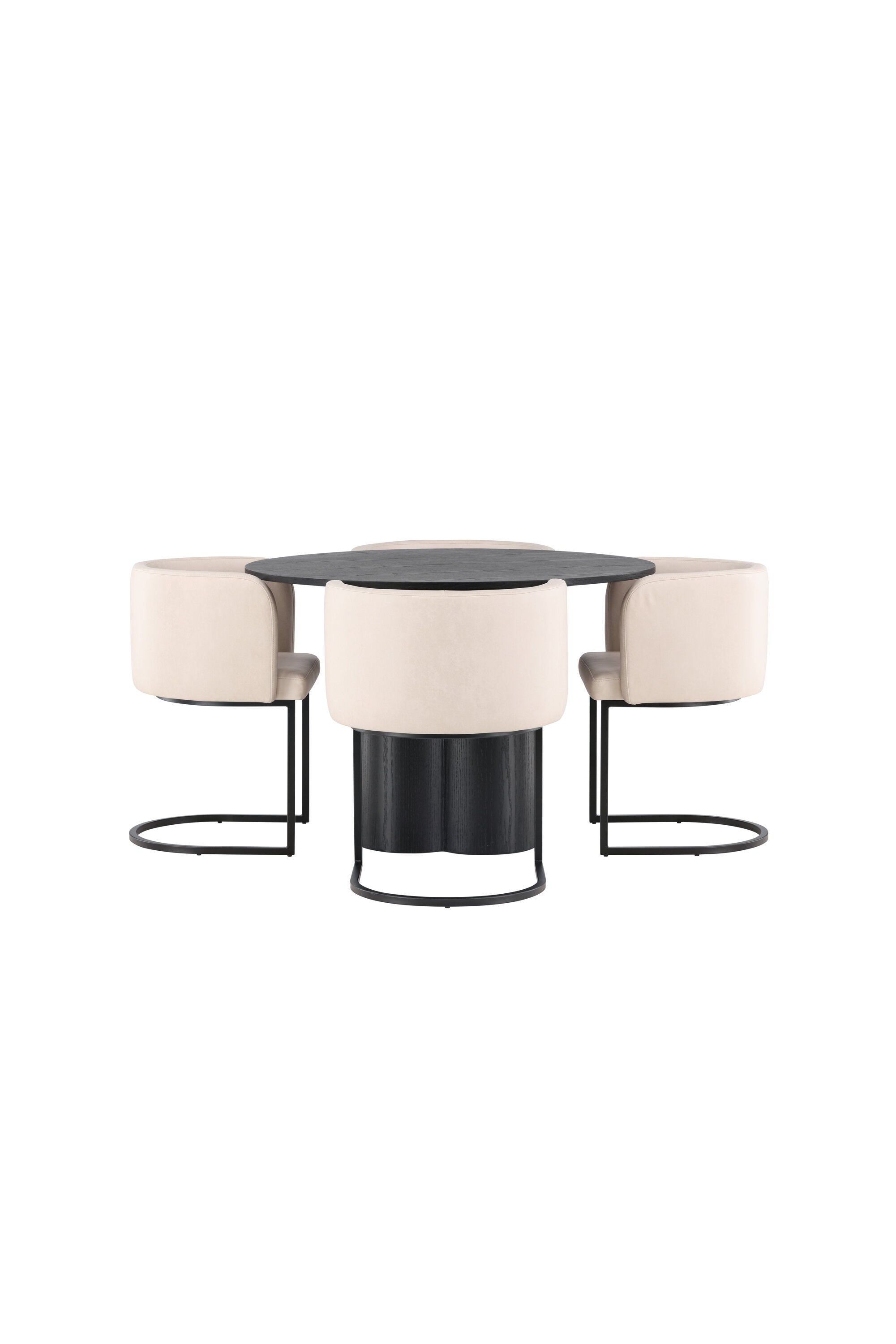 Matgrupp Olivia med 4st matstolar Simrishman-GR Dining Set-Venture Home-peaceofhome.se