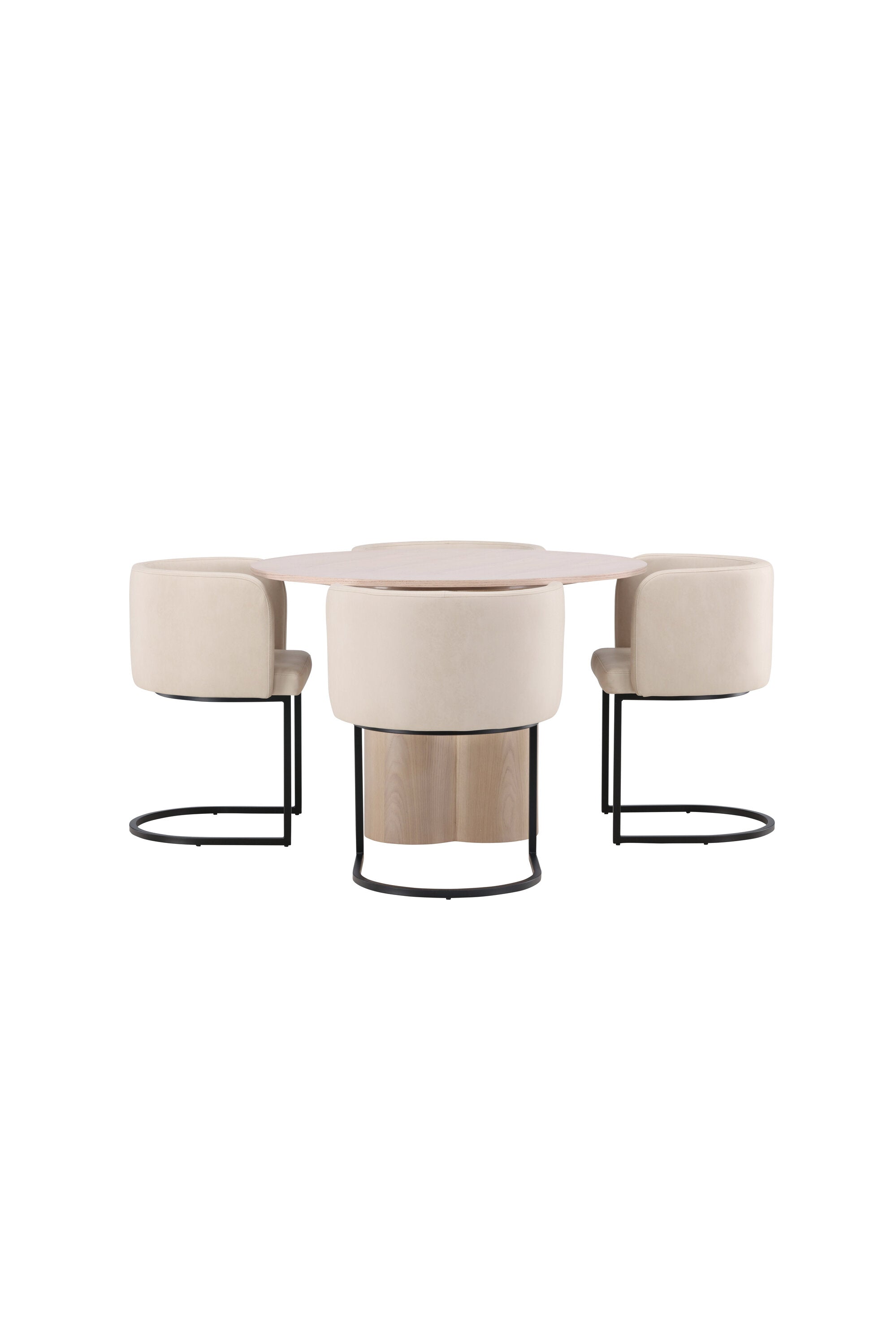 Matgrupp Olivia med 4st matstolar Simrishman-GR Dining Set-Venture Home-peaceofhome.se