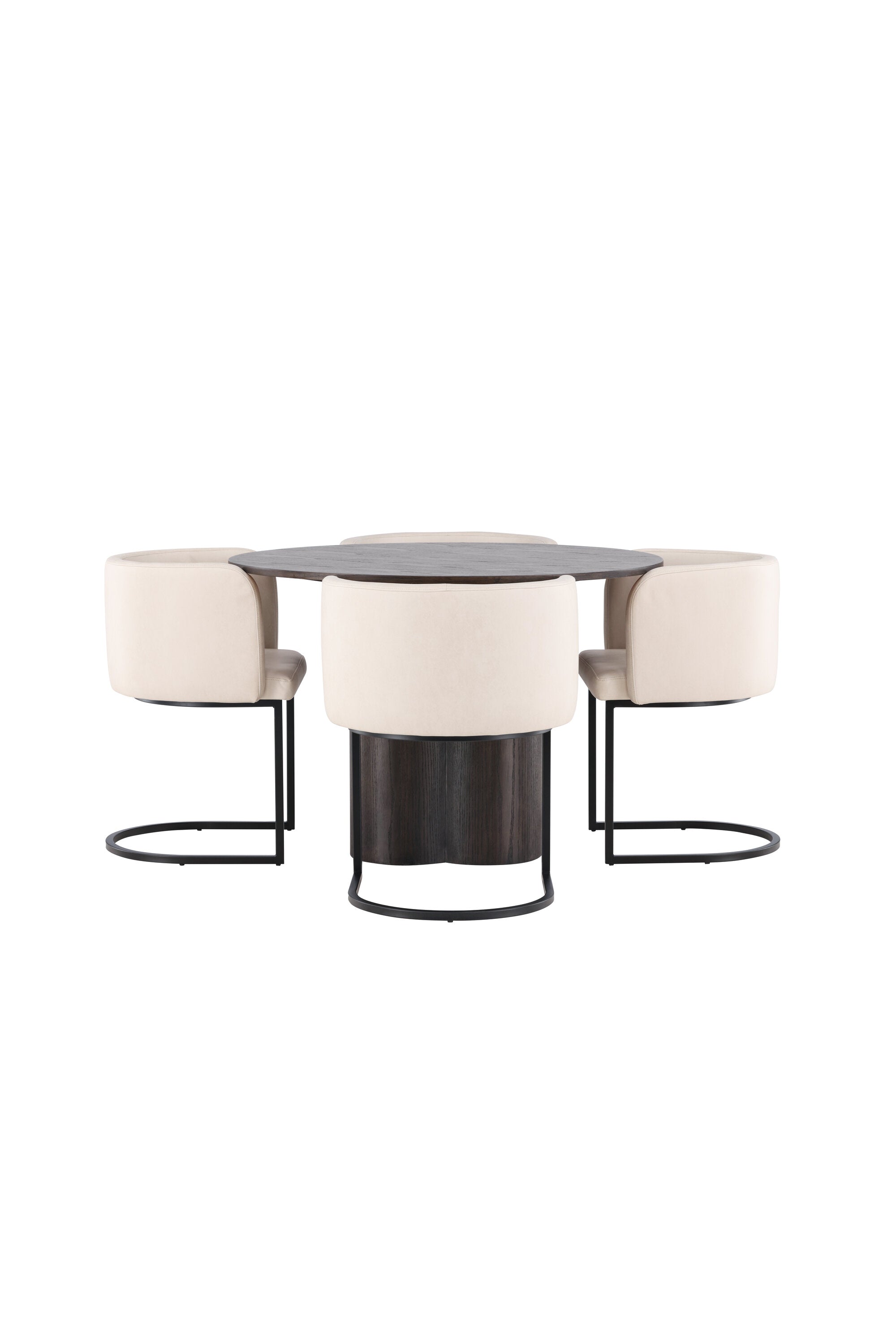 Matgrupp Olivia med 4st matstolar Simrishman-GR Dining Set-Venture Home-peaceofhome.se