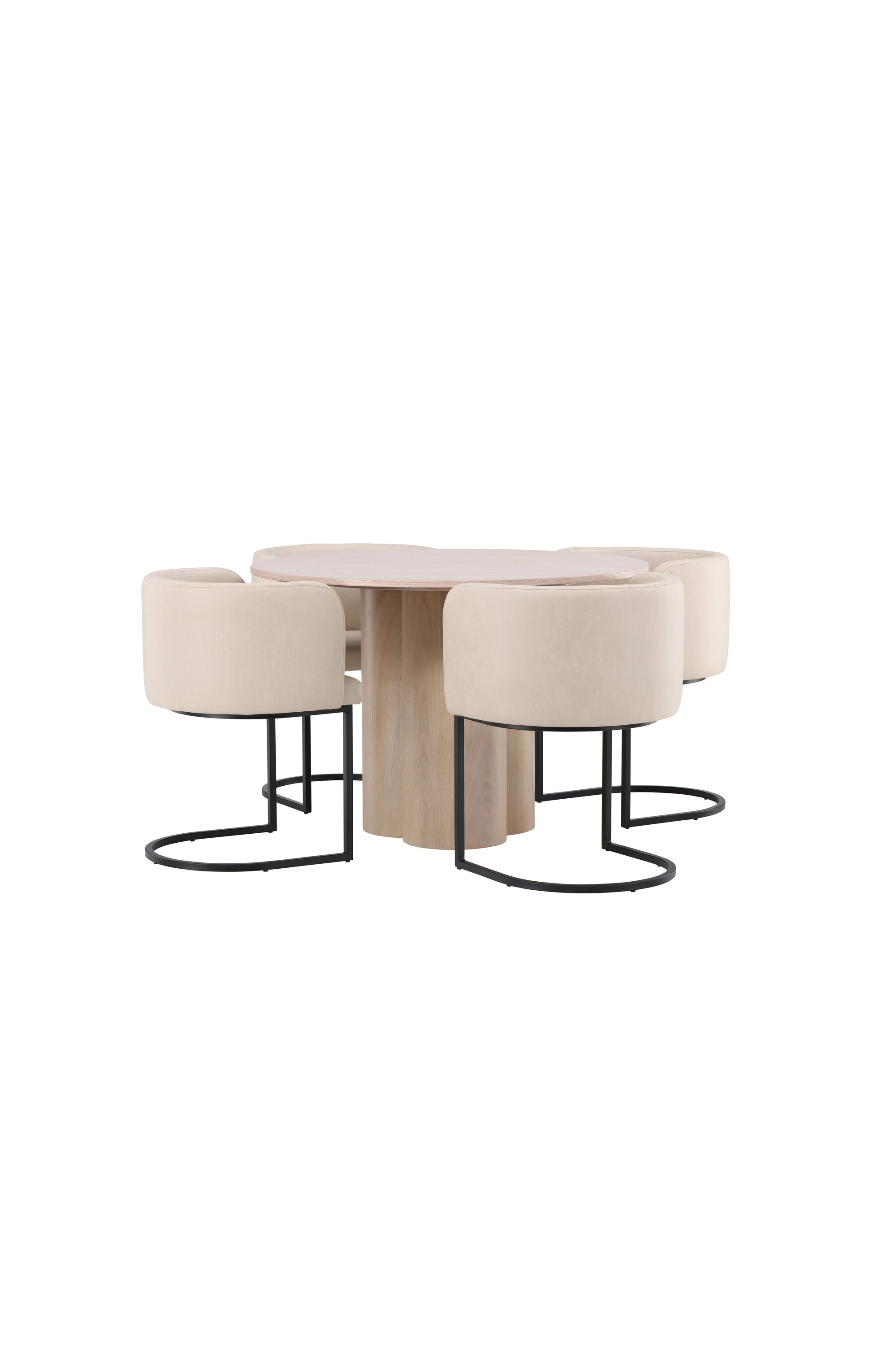 Matgrupp Olivia med 4st matstolar Simrishman-GR Dining Set-Venture Home-peaceofhome.se