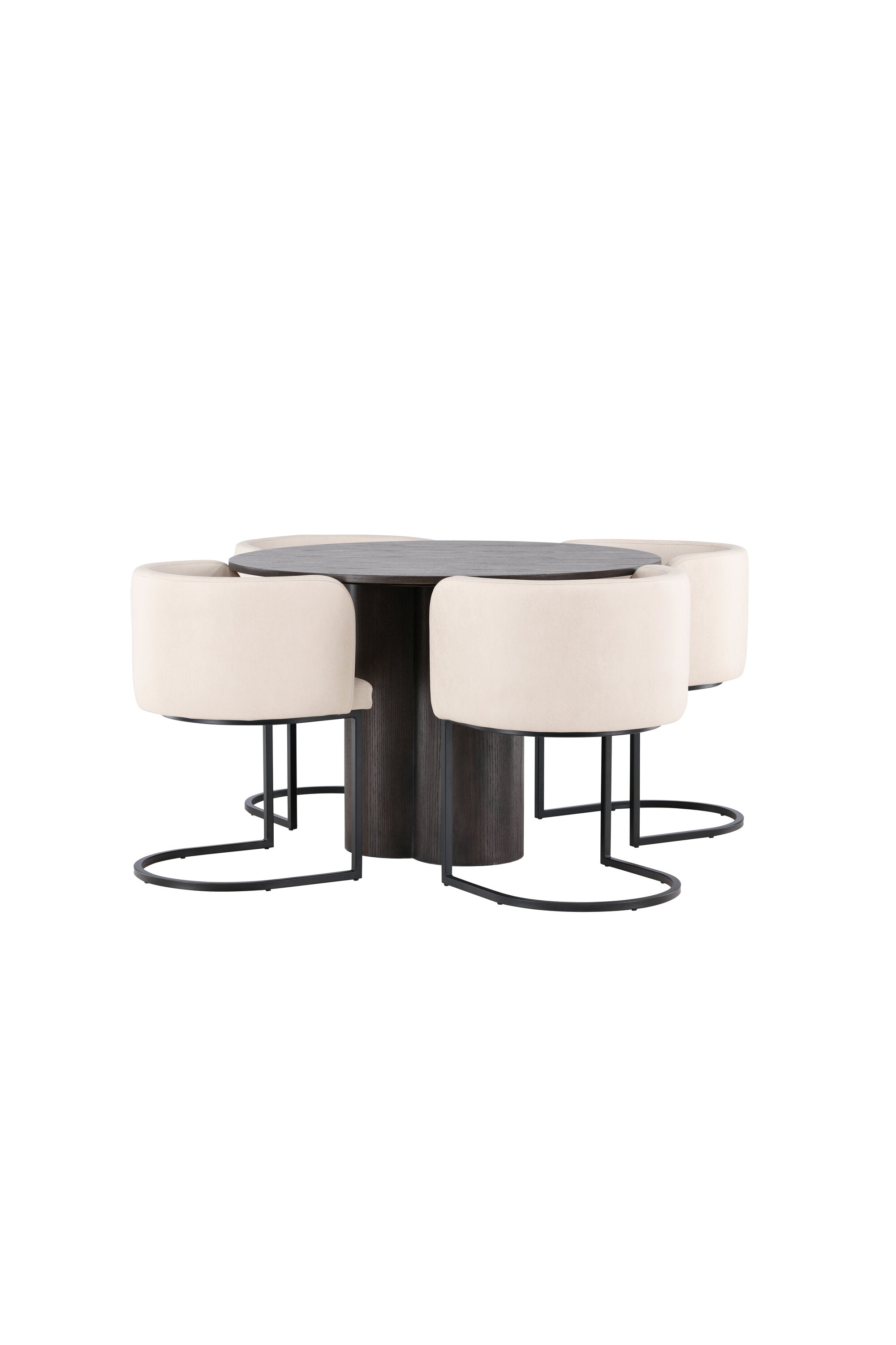 Matgrupp Olivia med 4st matstolar Simrishman-GR Dining Set-Venture Home-peaceofhome.se